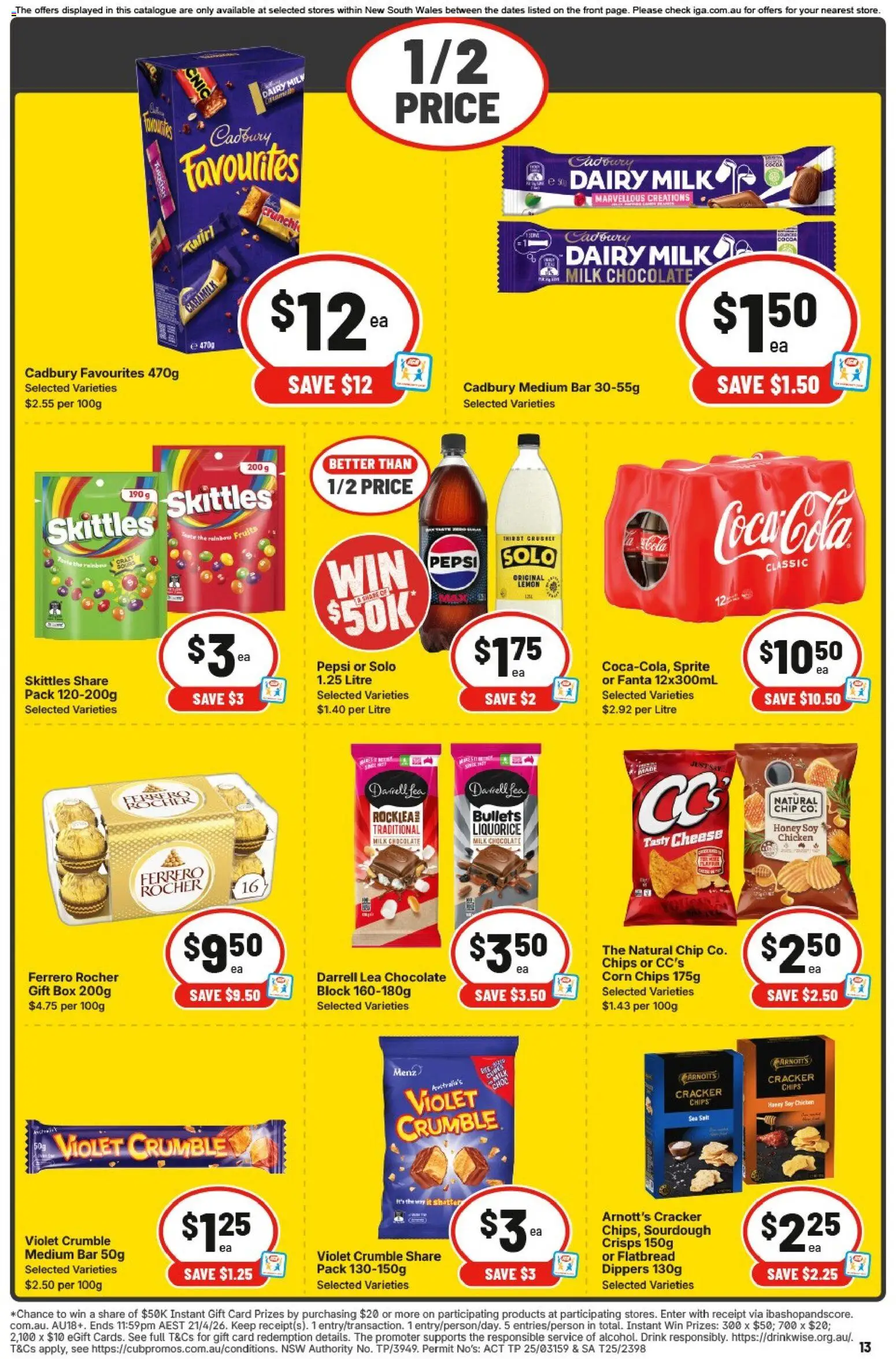 IGA catalogue - valid from 18.03.2026 | Page: 12 | Products: Bagels, Bread, Muffins, Bakery