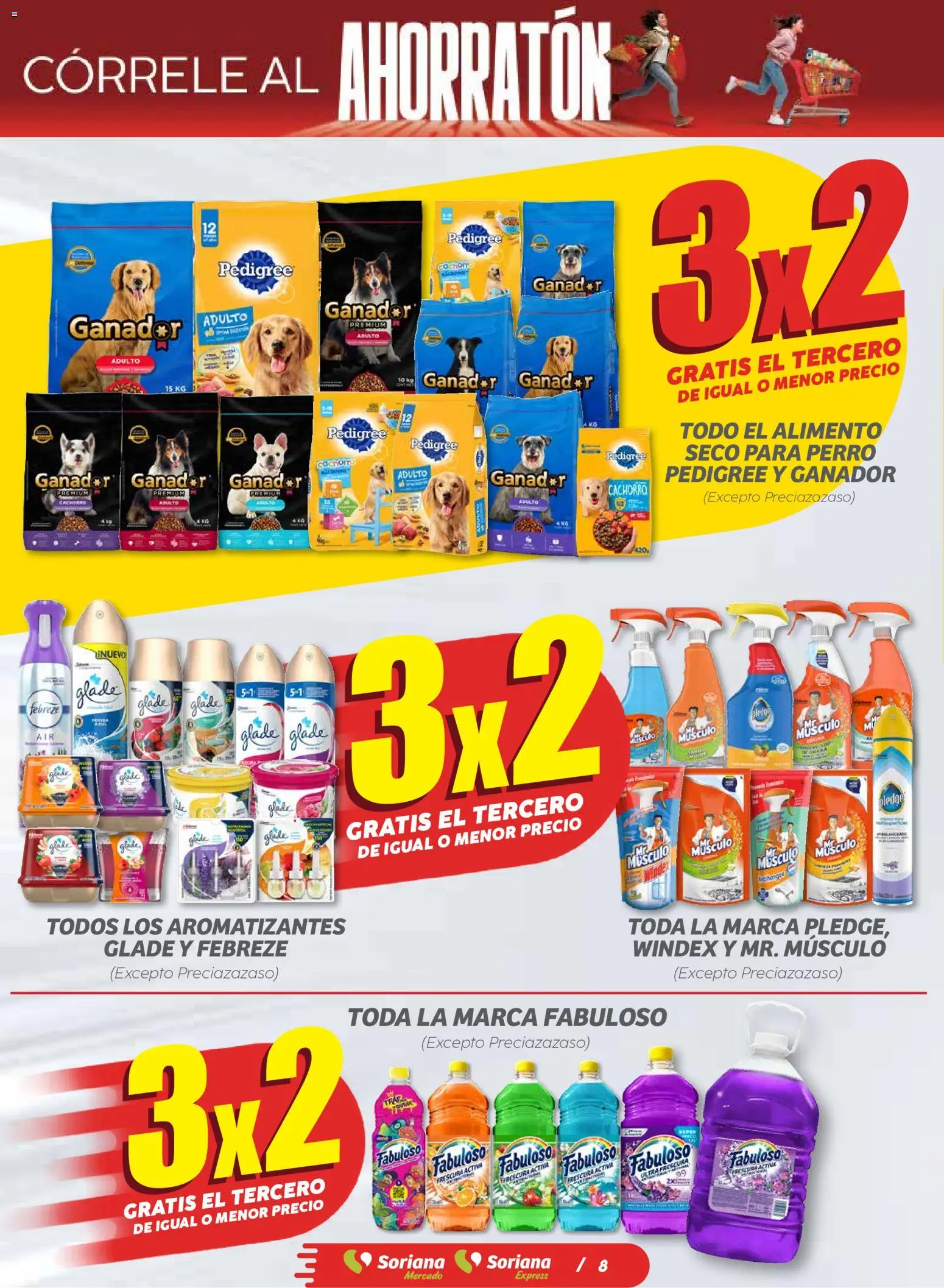 Nuevas ofertas de Soriana válidas en toda la República Mexicana desde el 06.11.2025. ¡Encuentra las mejores ofertas en Soriana - Ahorratón Soriana Mercado Nacional! | Página: 8