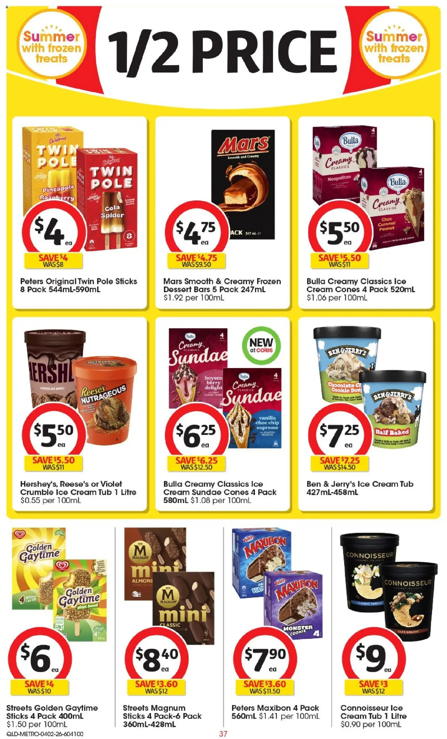 Coles catalogue - valid from 04.02.2026 | Page: 38 | Products: Plant, Chocolate, Ice cream, Raspberry