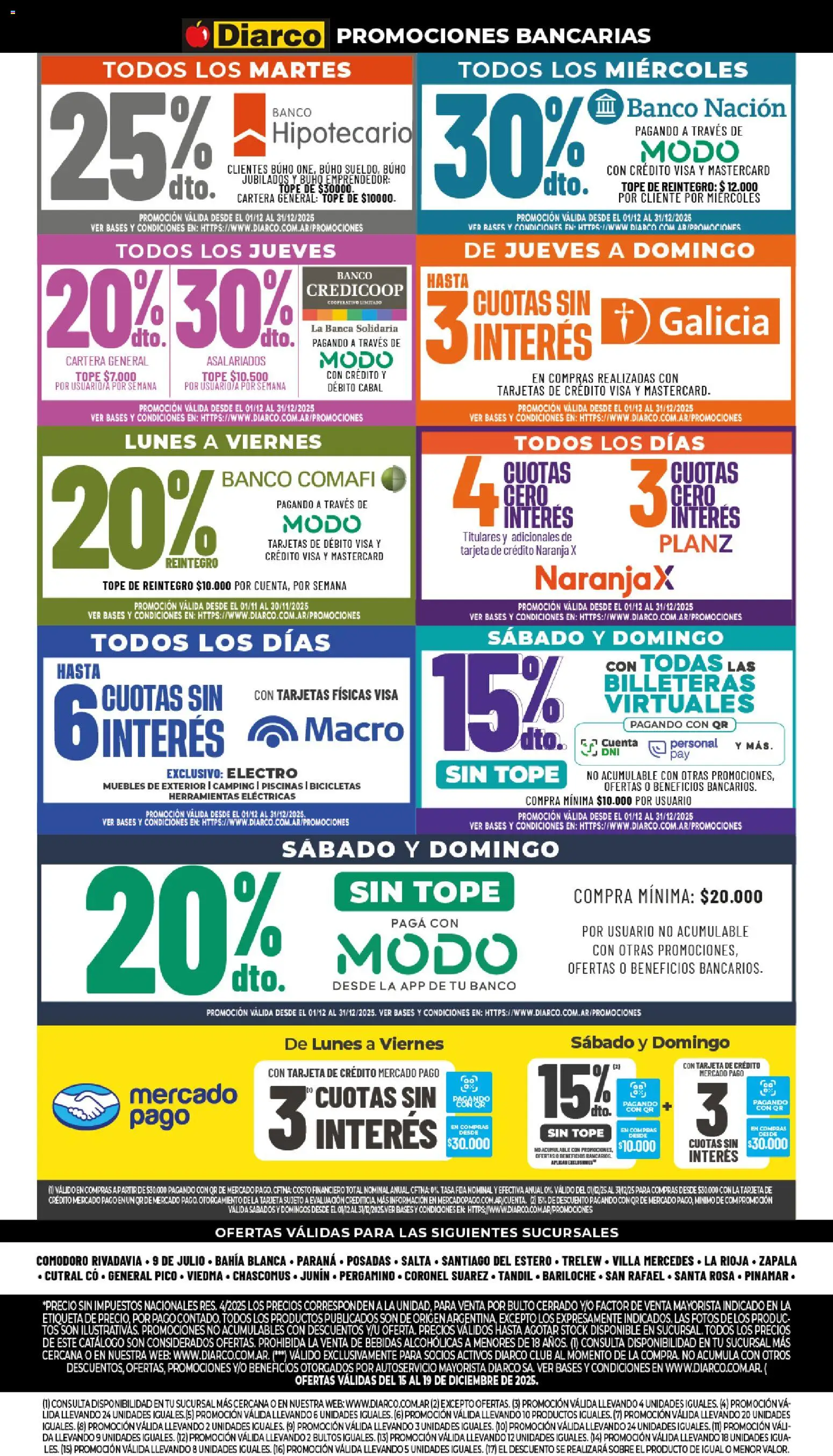 Diarco - Ofertas Interior │ válido desde el 15.12.2025 | Página: 24 | Productos: Cartera, Banco, Sobre, General
