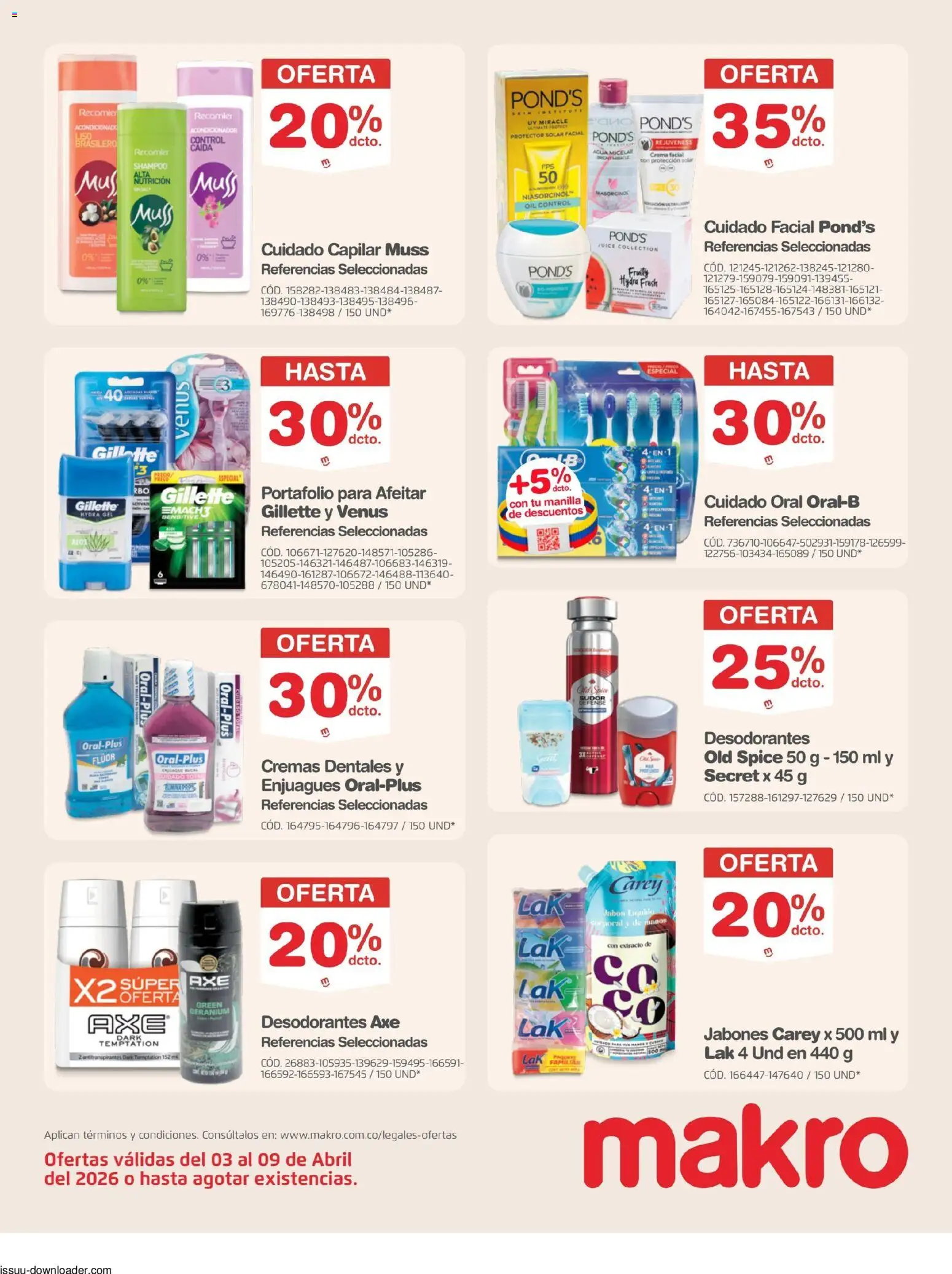 Makro revista - valida desde el 03.04.2026 | Página: 19