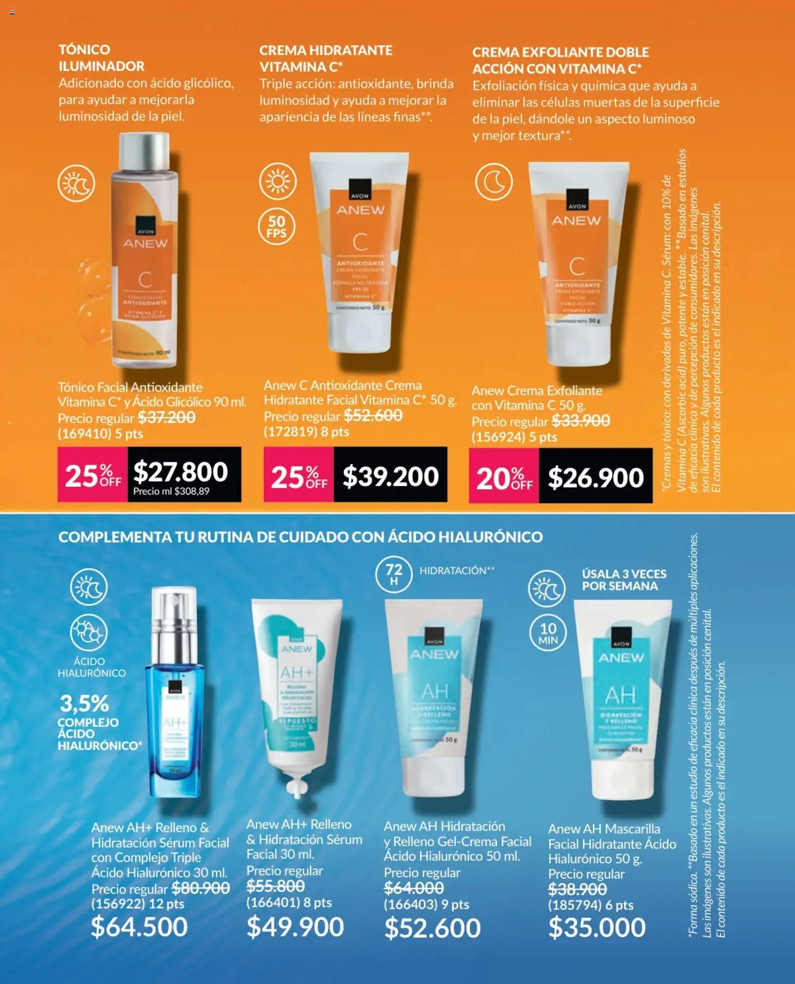 Avon revista - valida desde el 01.04.2026 | Página: 129 | Productos: Crema, Iluminador, Serum, Mascarilla