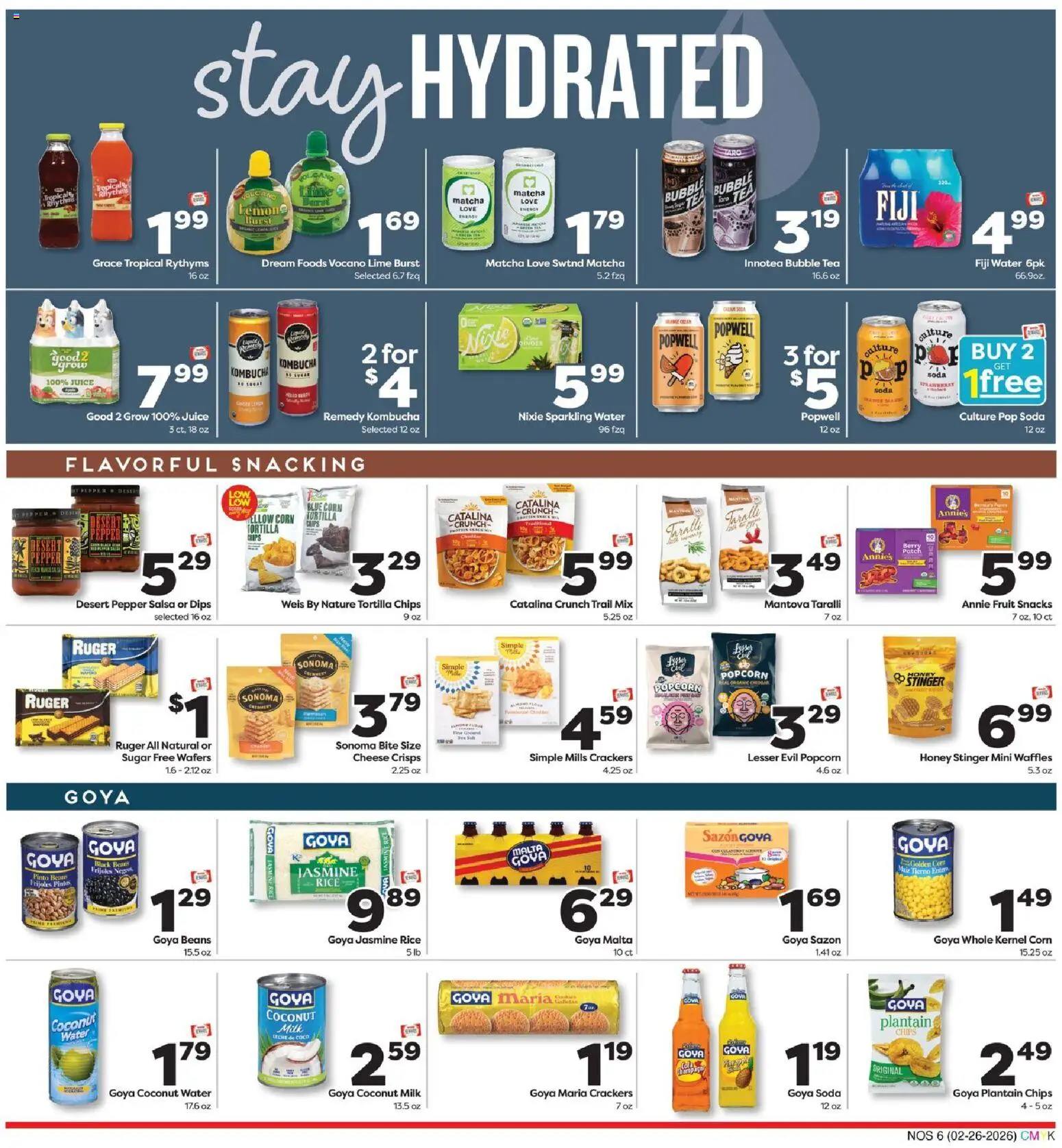 Weis Natural Living - valid from 26.02.2026 | Page: 6 | Products: Milk, Juice, Rice, Cream