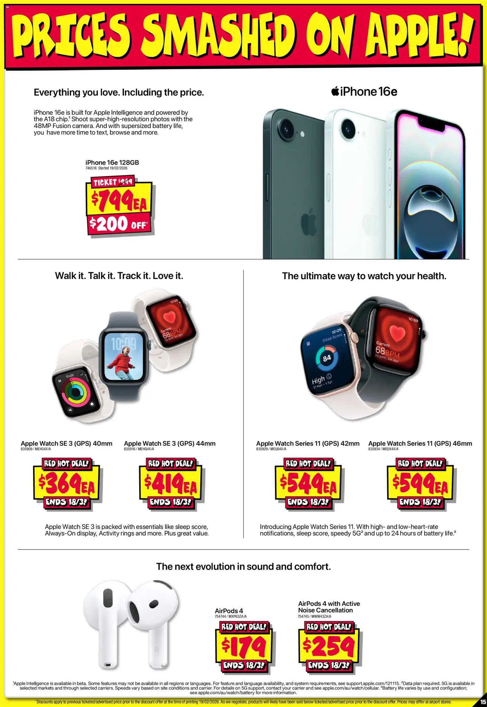JB Hi-Fi catalogue - valid from 05.03.2026 | Page: 15 | Products: Battery, Watch, Iphone