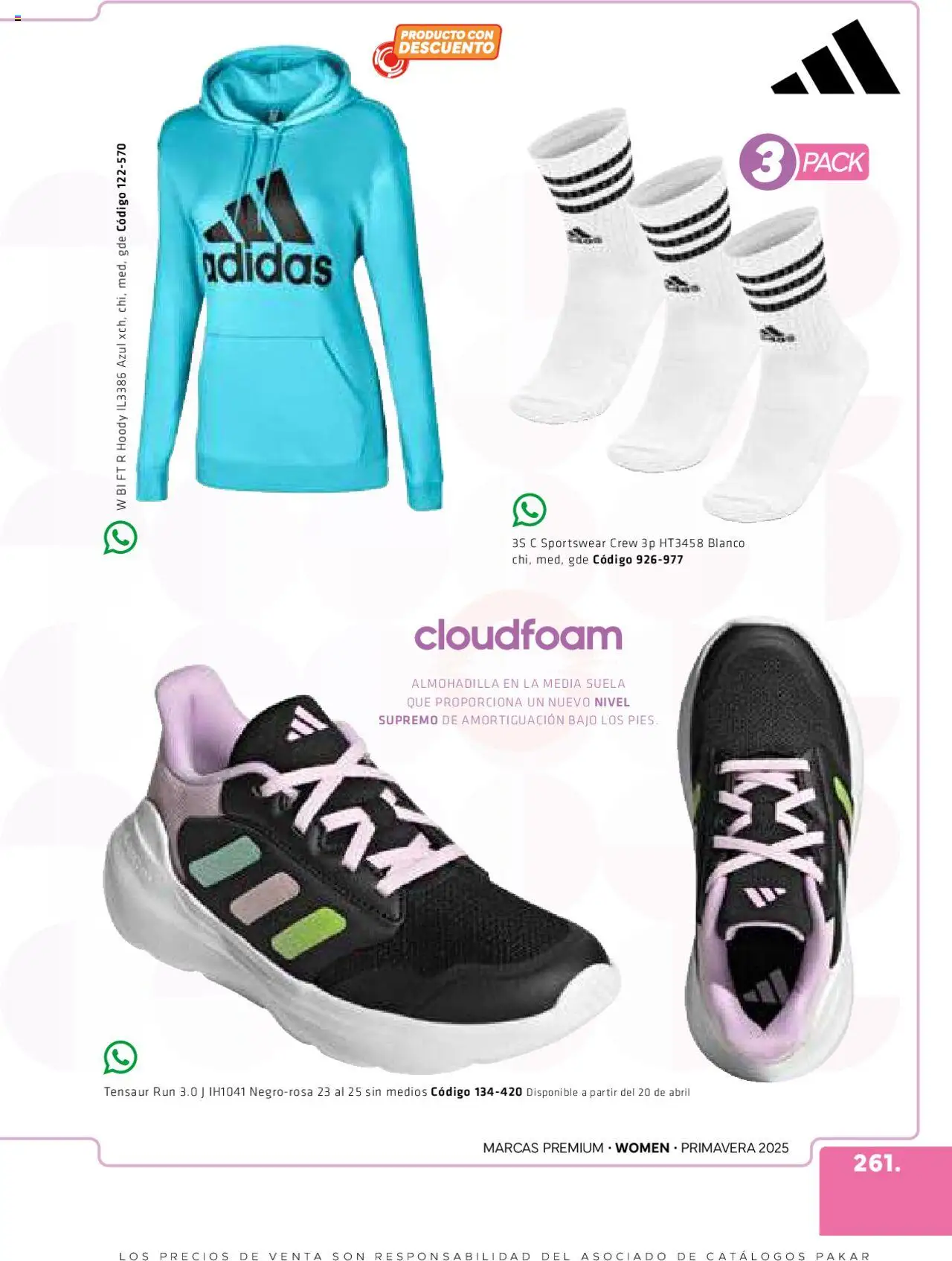 Nuevas ofertas de SC Pakar válidas en toda la República Mexicana desde el 06.03.2025. ¡Encuentra las mejores ofertas en SC Pakar catálogo Women! | Página: 261