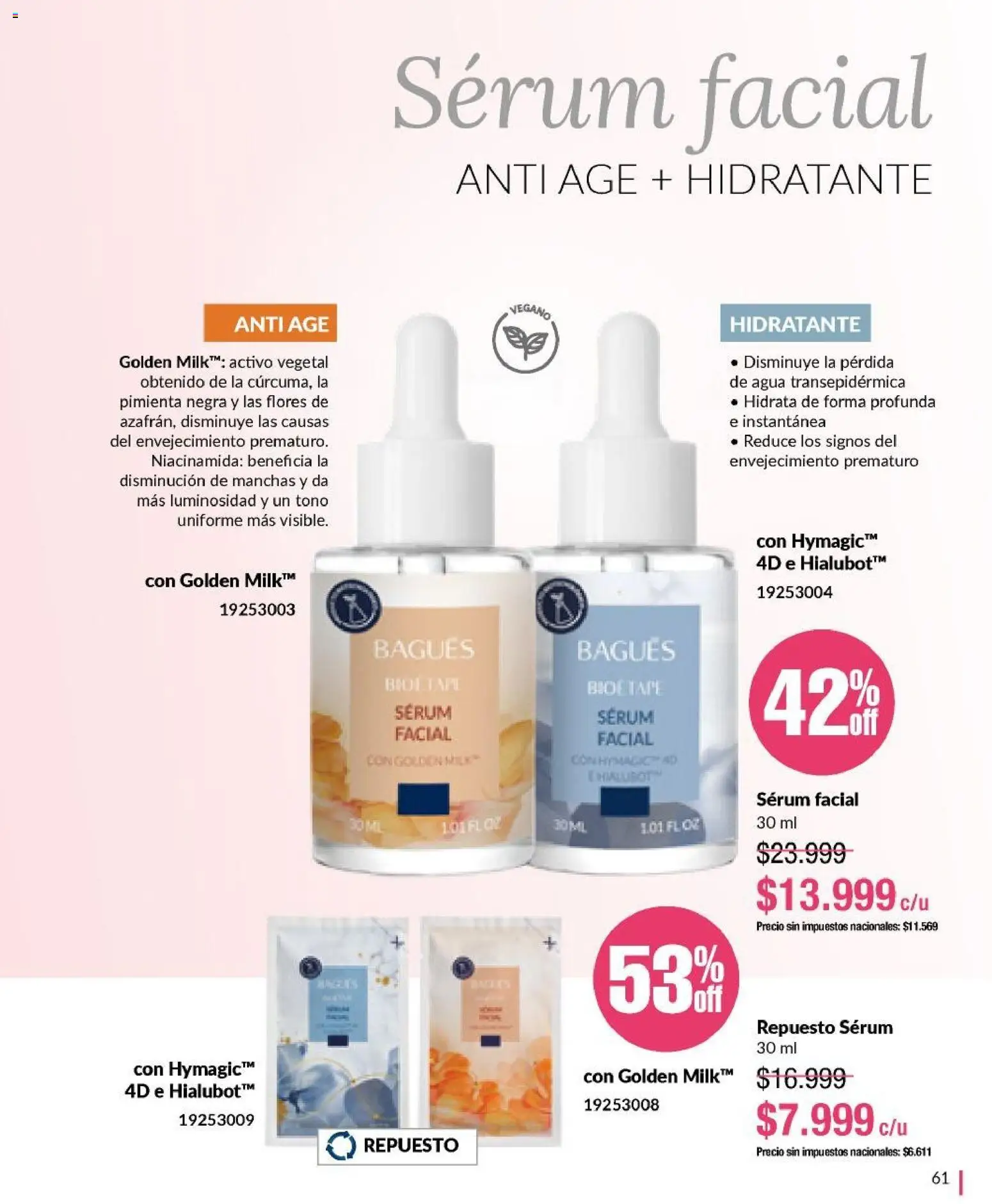 Bagués - Catálogo │ válido desde el 12.01.2026 | Página: 61 | Productos: Serum, Pimienta, Agua