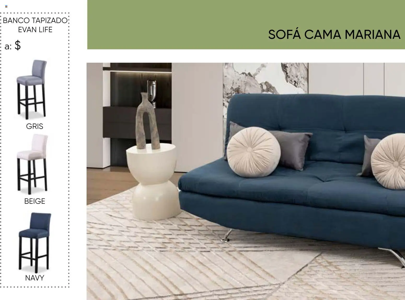 Nuevas ofertas de Muebles Dico válidas en toda la República Mexicana desde el 05.01.2026. ¡Encuentra las mejores ofertas en Muebles Dico catálogo Dico Life ! | Página: 32 | Productos: Sofá, Cama, Banco