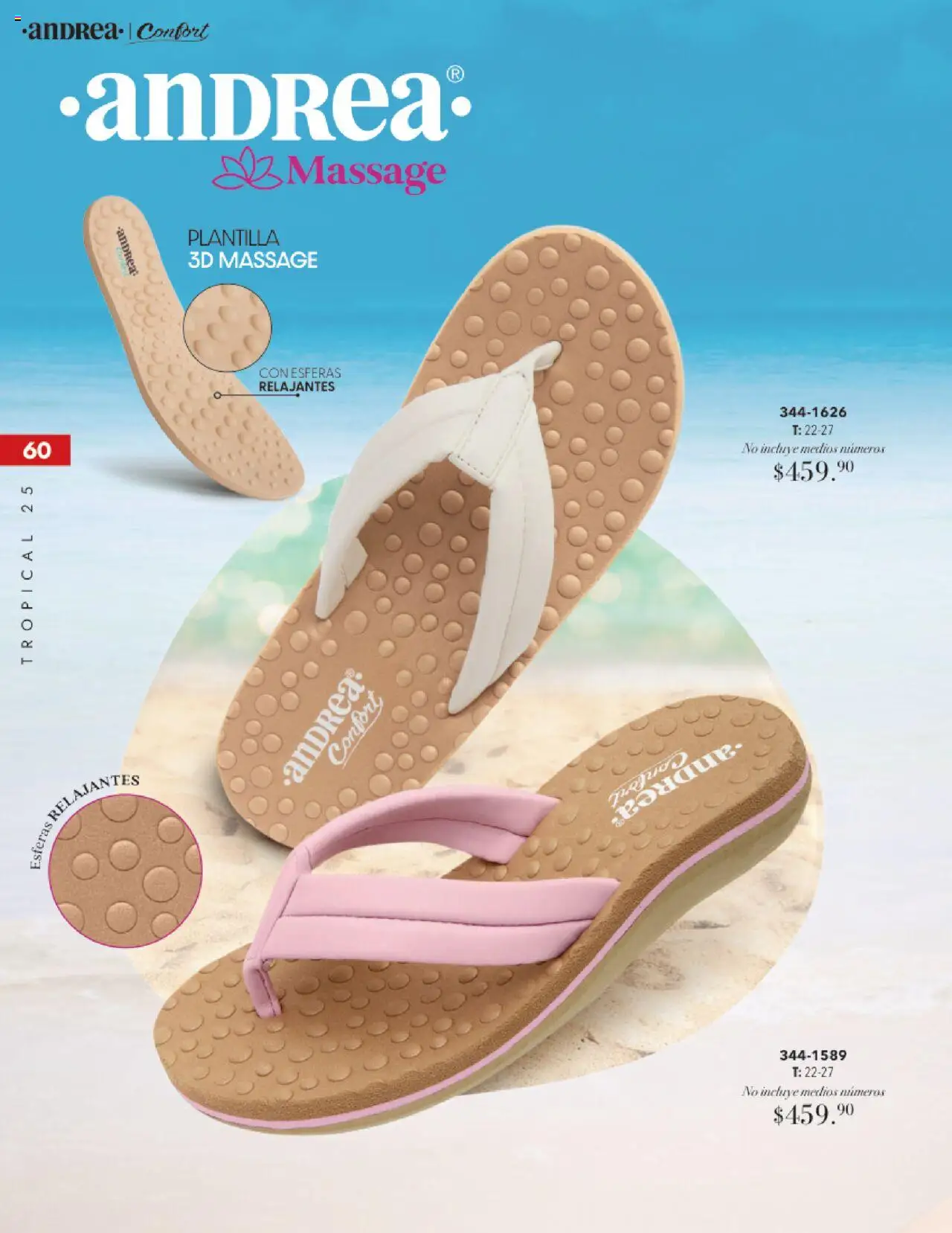 Nuevas ofertas de Andrea válidas en toda la República Mexicana desde el 17.08.2025. ¡Encuentra las mejores ofertas en Andrea - Catálogo Tropical Otoño / Invierno! | Página: 60