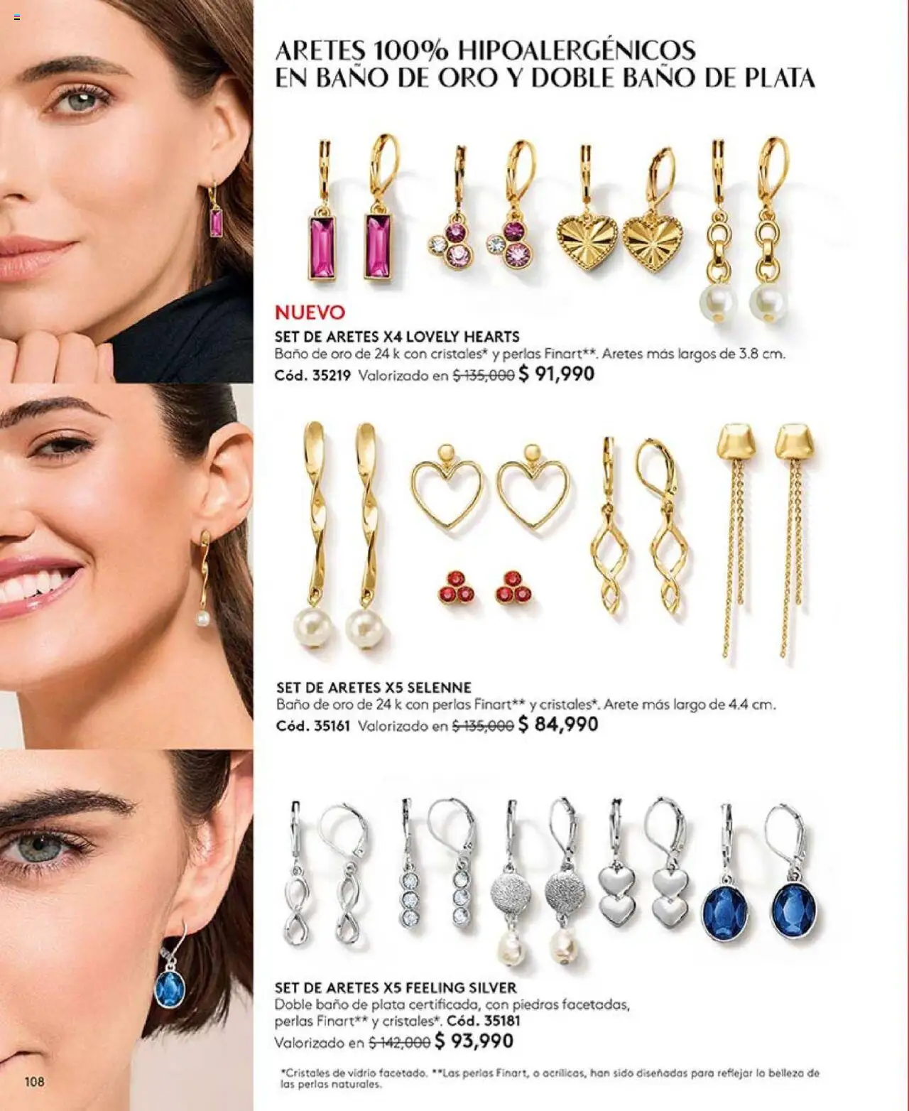 Ésika revista - valida desde el 14.10.2025 | Página: 108 | Productos: Aretes, Baño