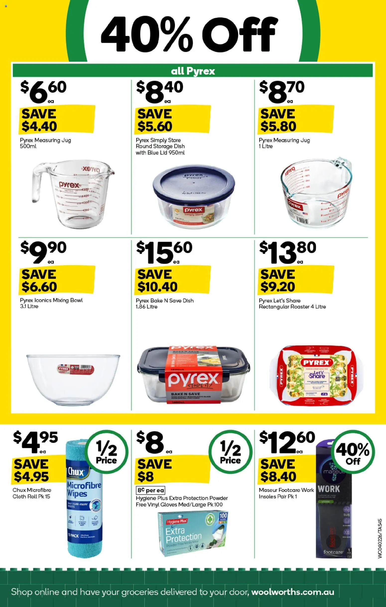 Woolworths catalogue - valid from 04.02.2026 | Page: 45 | Products: Cloth, Powder, Gloves