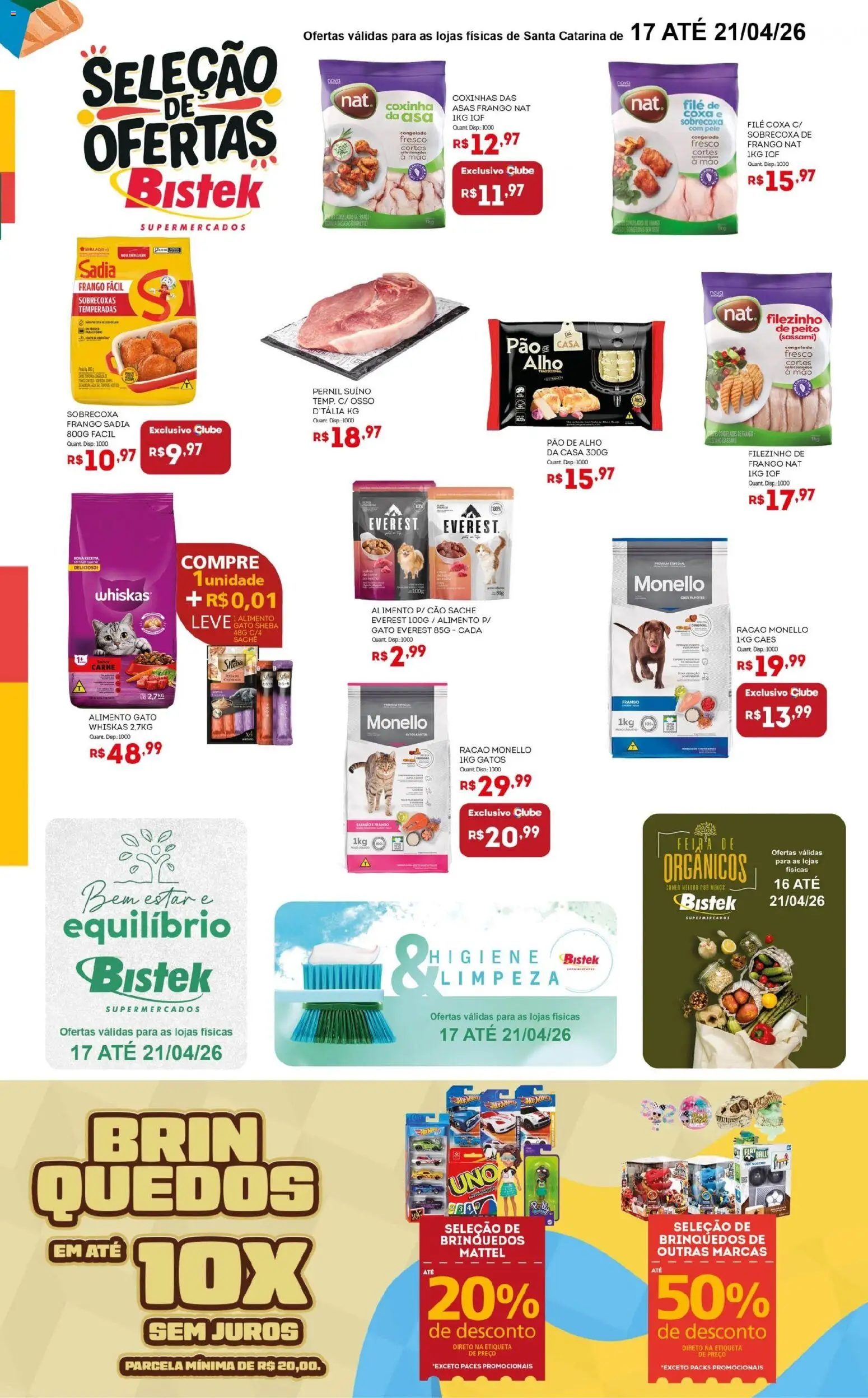 Bistek Supermercados Folheto - válido de 17.04.2026 | Página: 2 | Produtos: Alho, Pernil, Carne, Frango