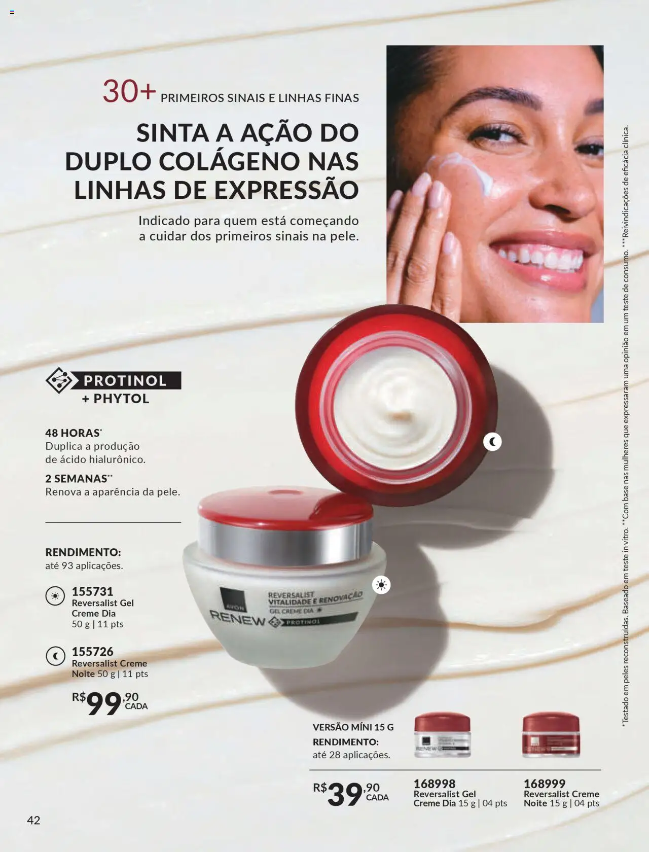 Avon Folheto - válido de 07.10.2025 | Página: 42 | Produtos: Colágeno, Base, Creme