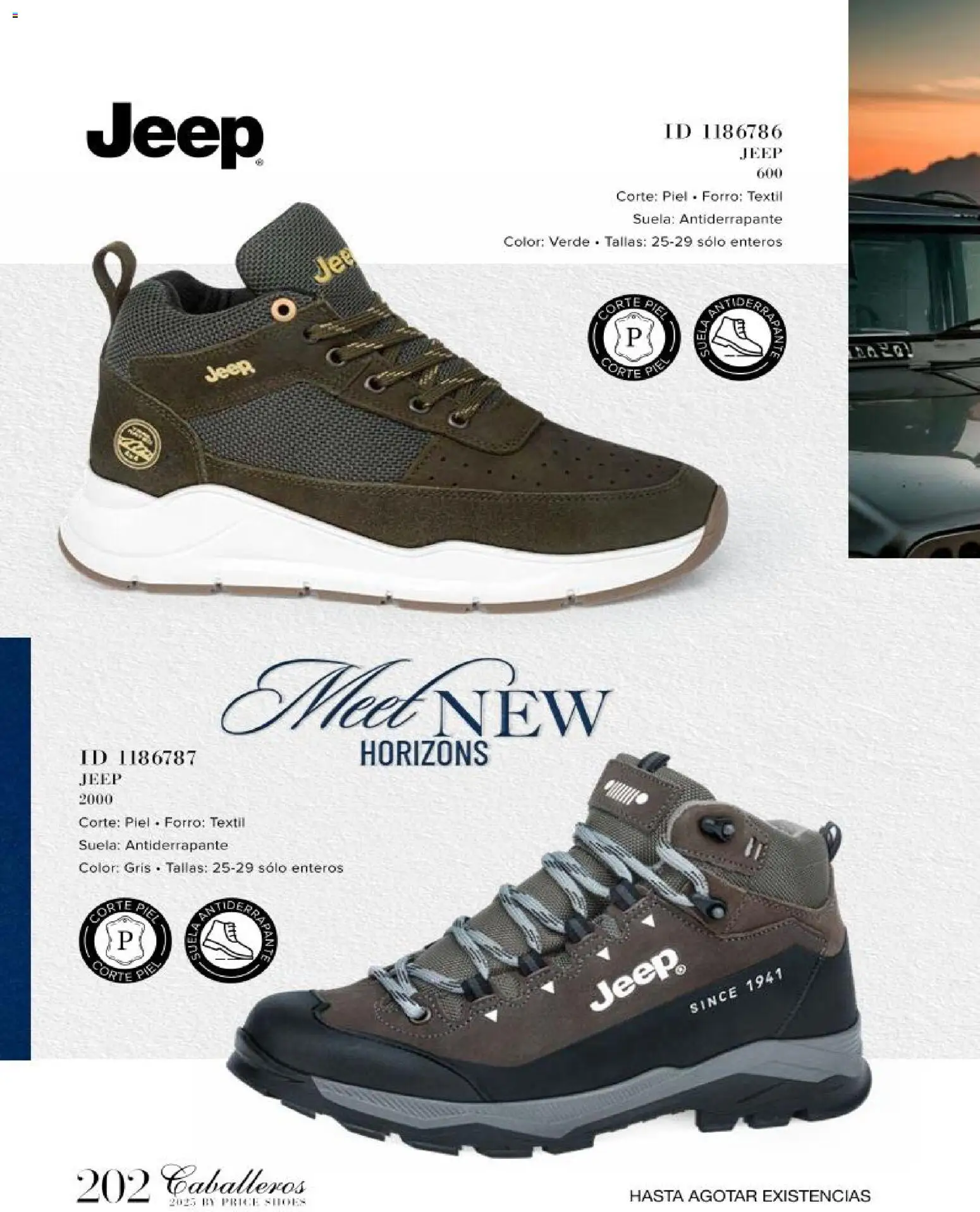 Nuevas ofertas de Price Shoes válidas en toda la República Mexicana desde el 26.11.2025. ¡Encuentra las mejores ofertas en Price Shoes catálogo Caballeros! | Página: 202