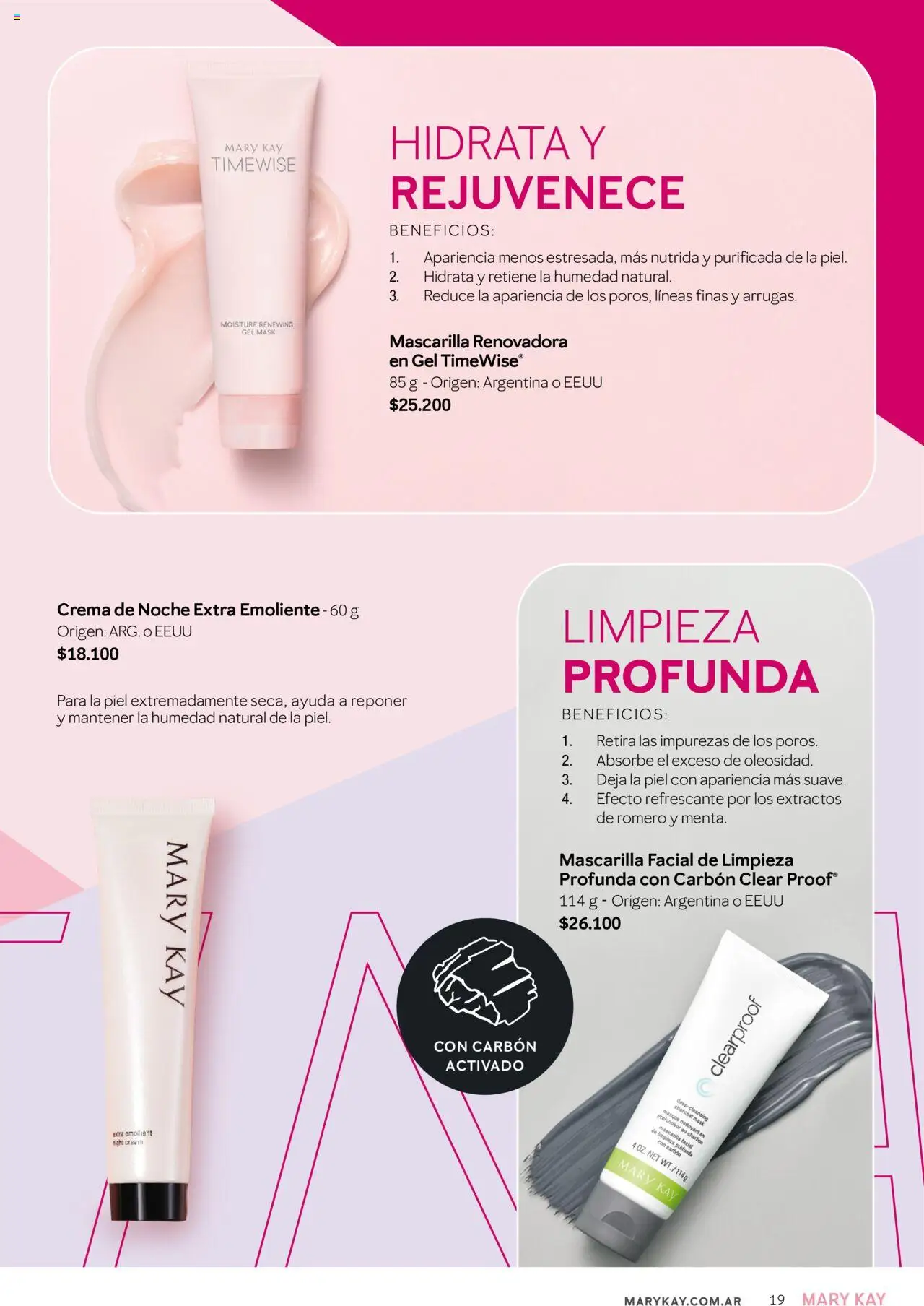 Mary Kay catálogo │ válido desde el 04.04.2025 | Página: 19 | Productos: Mascarilla, Crema