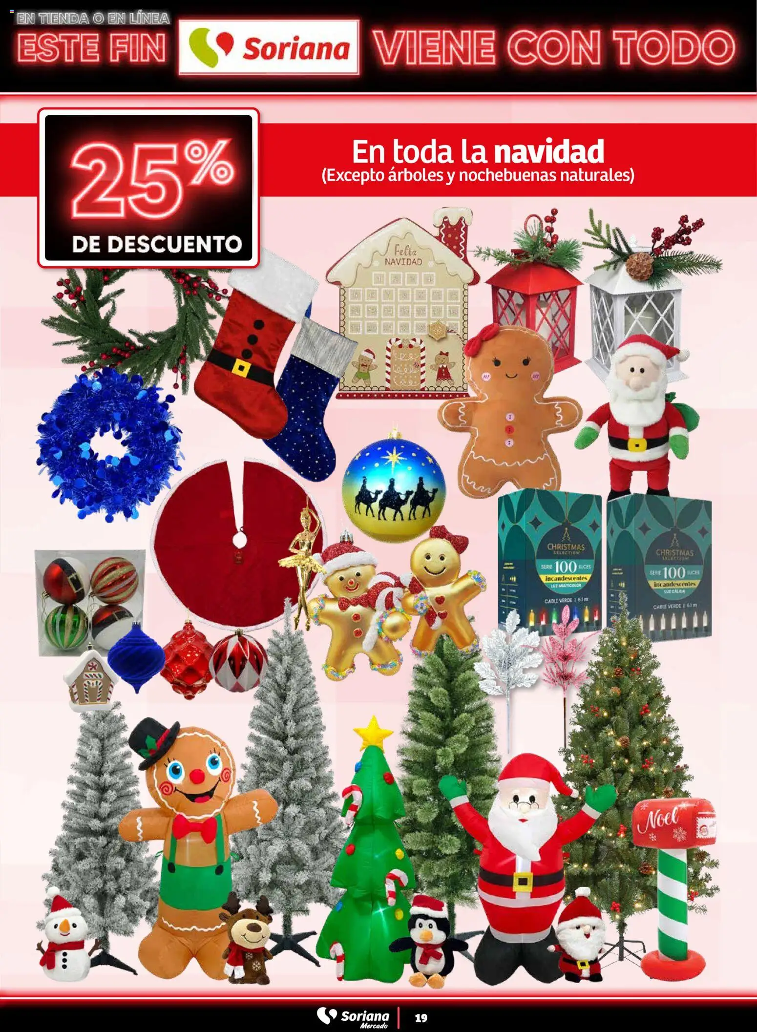 Nuevas ofertas de Soriana válidas en toda la República Mexicana desde el 05.11.2025. ¡Encuentra las mejores ofertas en Soriana - Este fin Soriana viene con todo Mercado Nacional! | Página: 19 | Productos: Cable