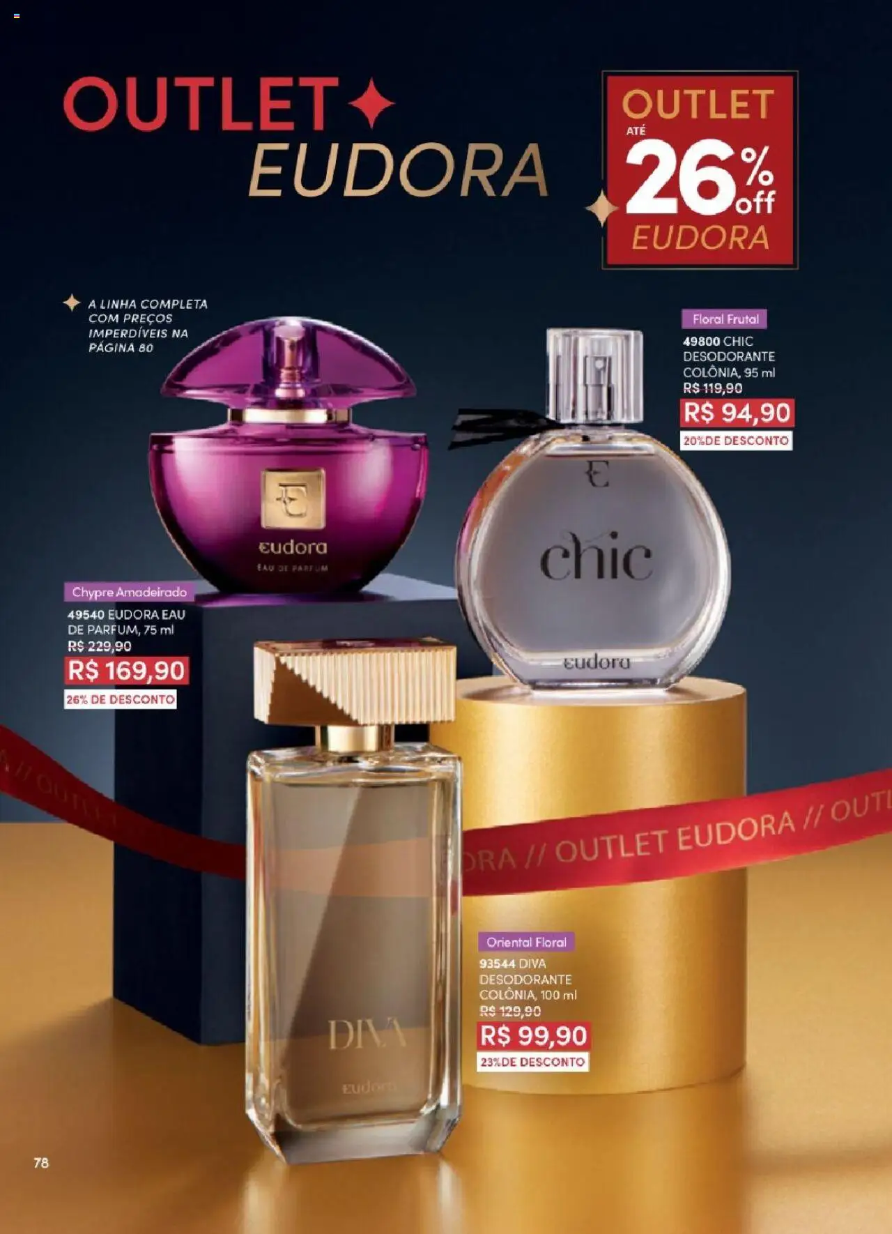 Eudora Folheto - válido de 06.06.2025 | Página: 78 | Produtos: Desodorante
