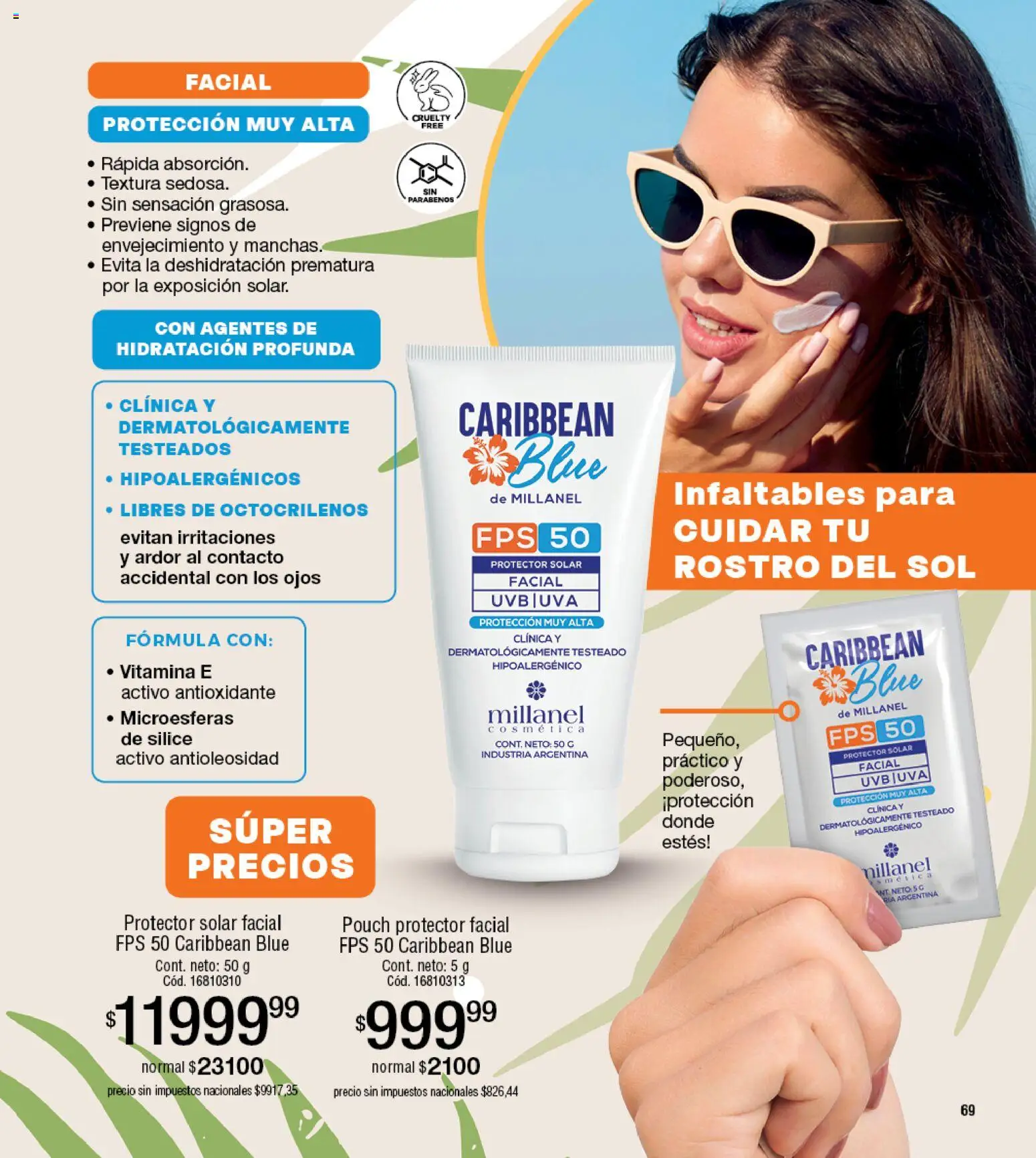 Millanel - Catálogo │ válido desde el 02.03.2026 | Página: 69 | Productos: Protector solar, Uva