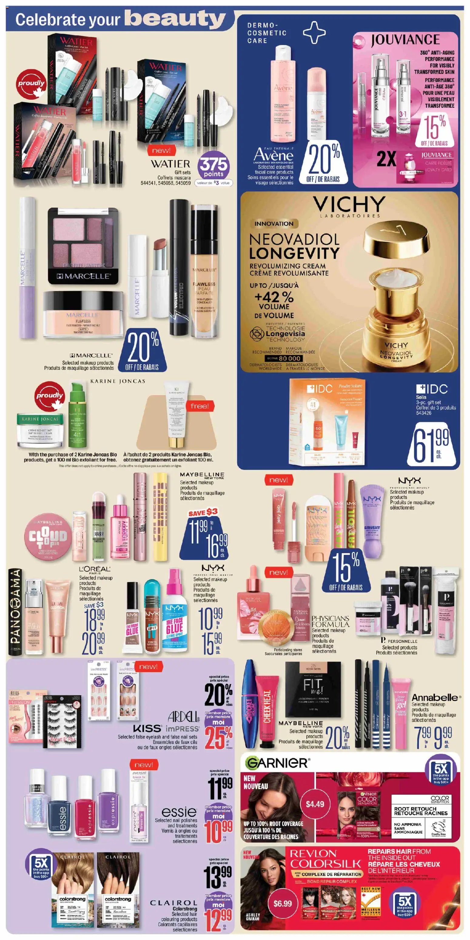 Jean Coutu flyer valid from 05.03.2026 | Page: 5 | Products: Cream, Mascara