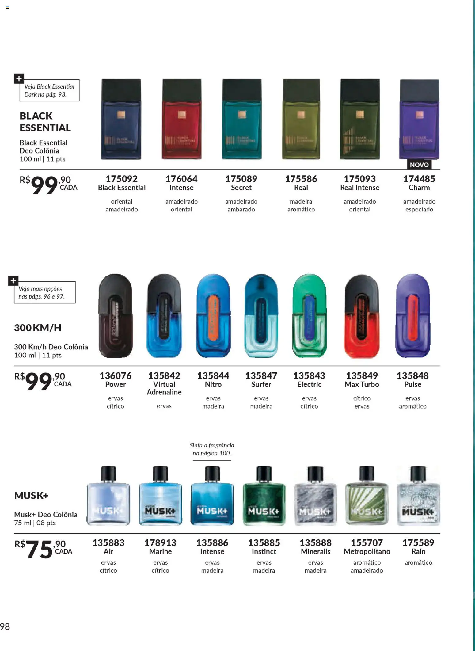 Avon Folheto - válido de 19.12.2025 | Página: 98 | Produtos: Fragrância