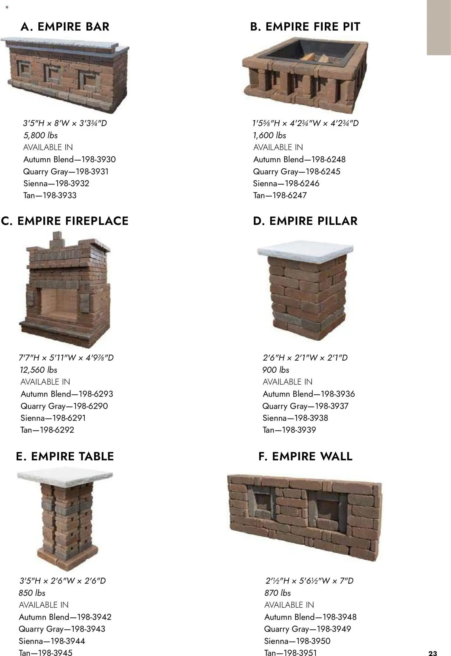 Menards - Summer catalog - valid from 02.04.2026 | Page: 23 | Products: Table
