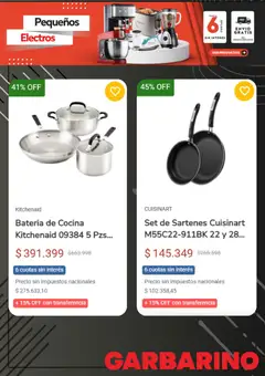 Vista previa Garbarino catálogo válido desde el 20.01.2026 | Página: 4 | Productos: Cocina, Batería