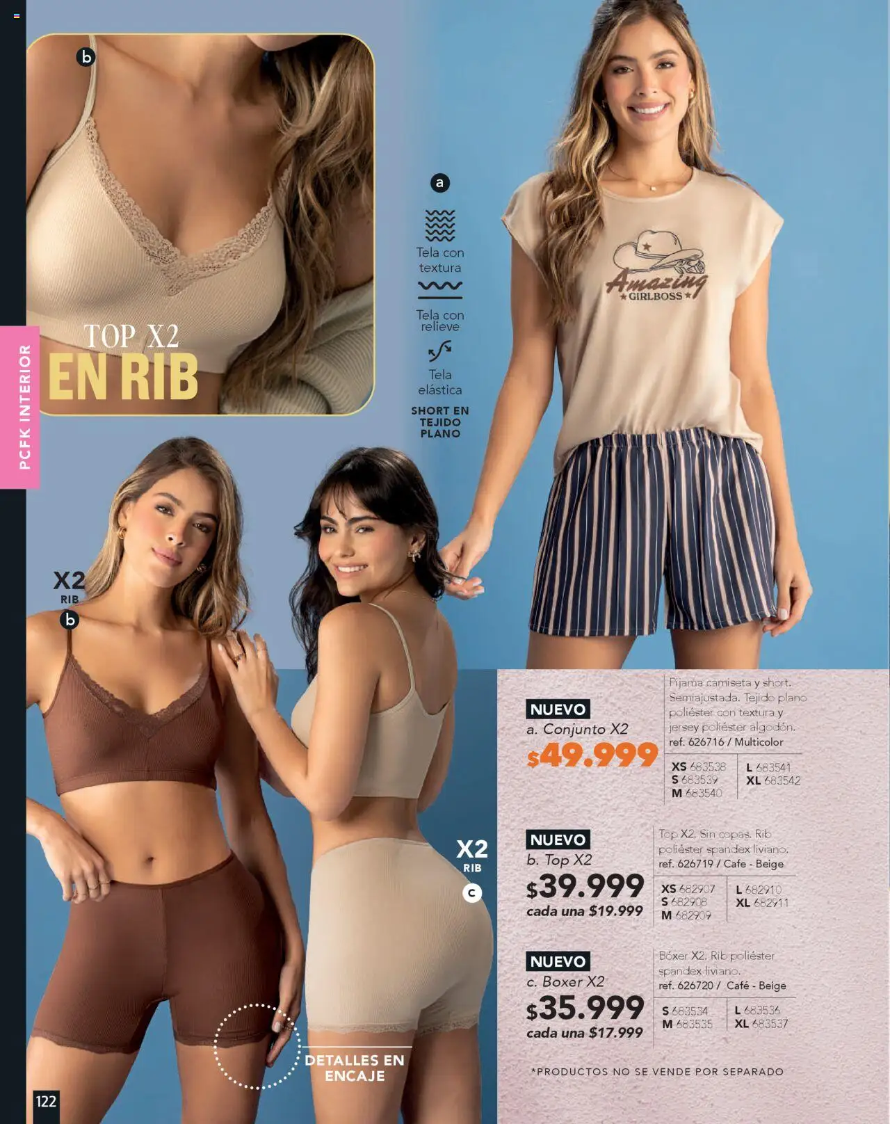 Pacifika revista - valida desde el 10.09.2025 | Página: 138 | Productos: Short, Camiseta, Top, Pijama