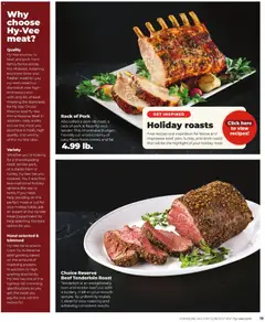 Preview of HyVee weekly ads valid from 10.11.2025 | Page: 21 | Products: Ham, Pork, Beef