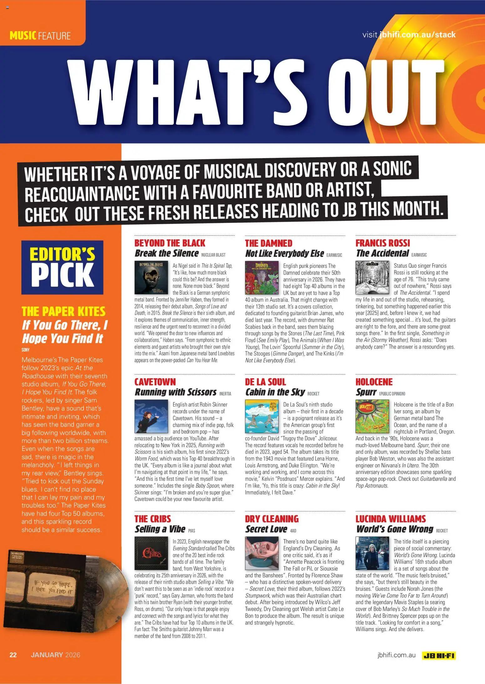 JB Hi-Fi catalogue - valid from 01.01.2026 | Page: 22 | Products: Door, Scissors, Rocket, Player