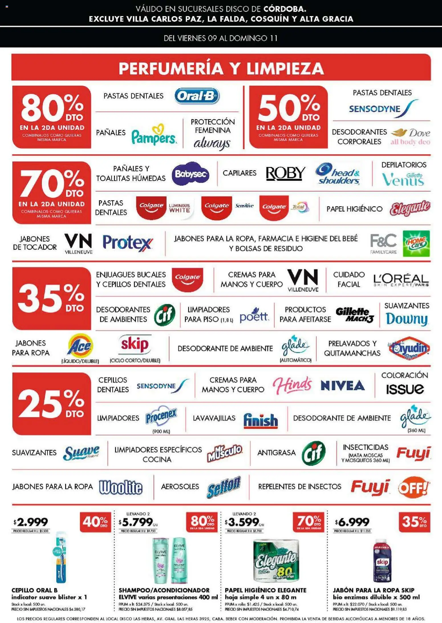 Disco - Ofertas | Córdoba │ válido desde el 09.01.2026 | Página: 6 | Productos: Mata moscas, Disco, Ropa, Pañales