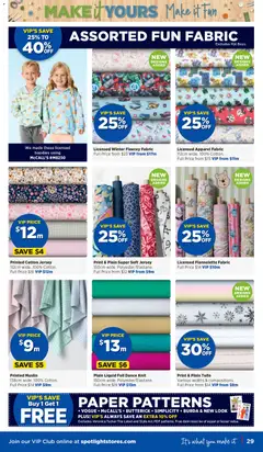 Preview of Spotlight catalogue  - valid from 18.03.2026 | Page: 29 | Products: Jersey, Dance, Fan