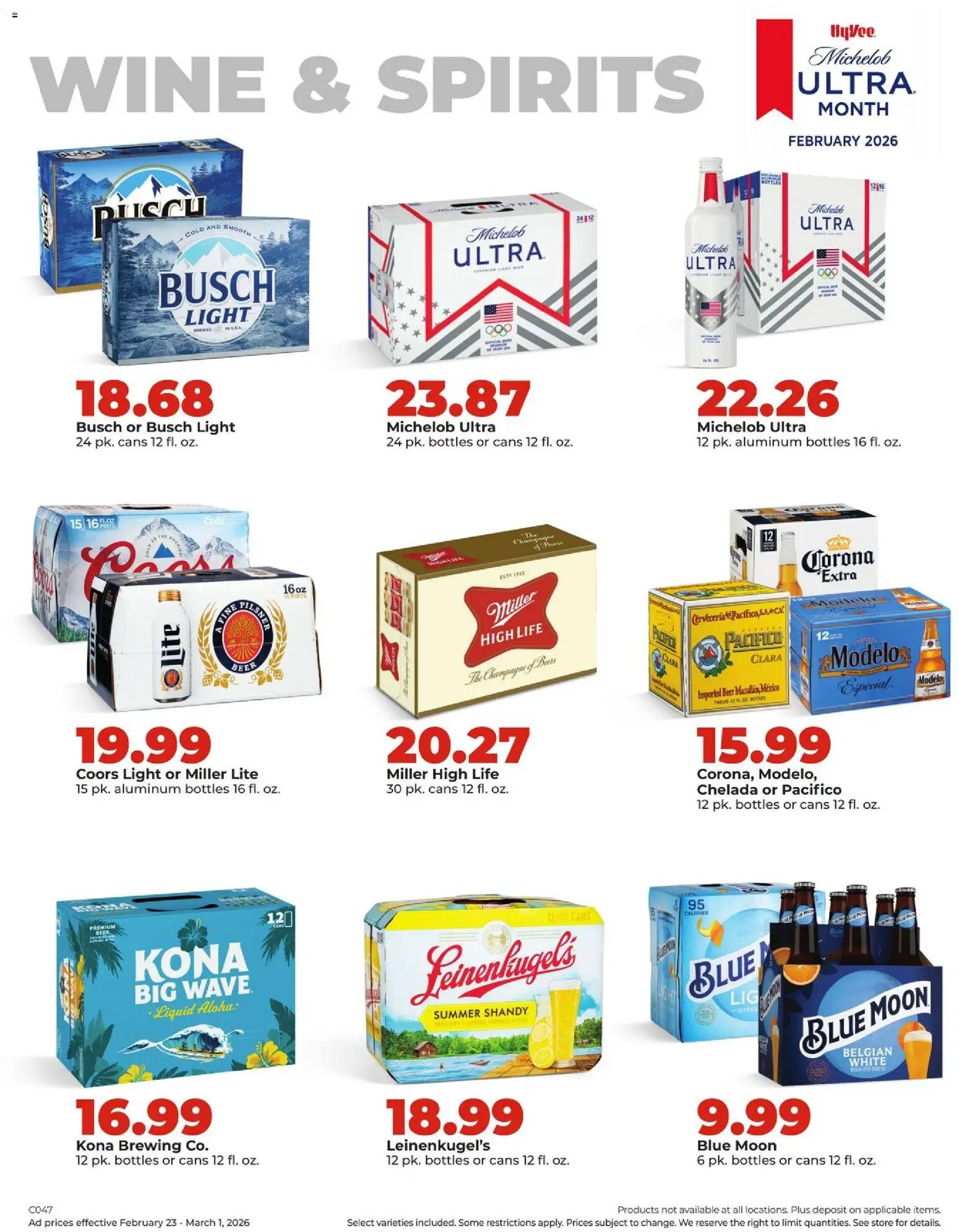 HyVee Weekly Ad - valid from 23.02.2026 | Page: 37 | Products: Wine