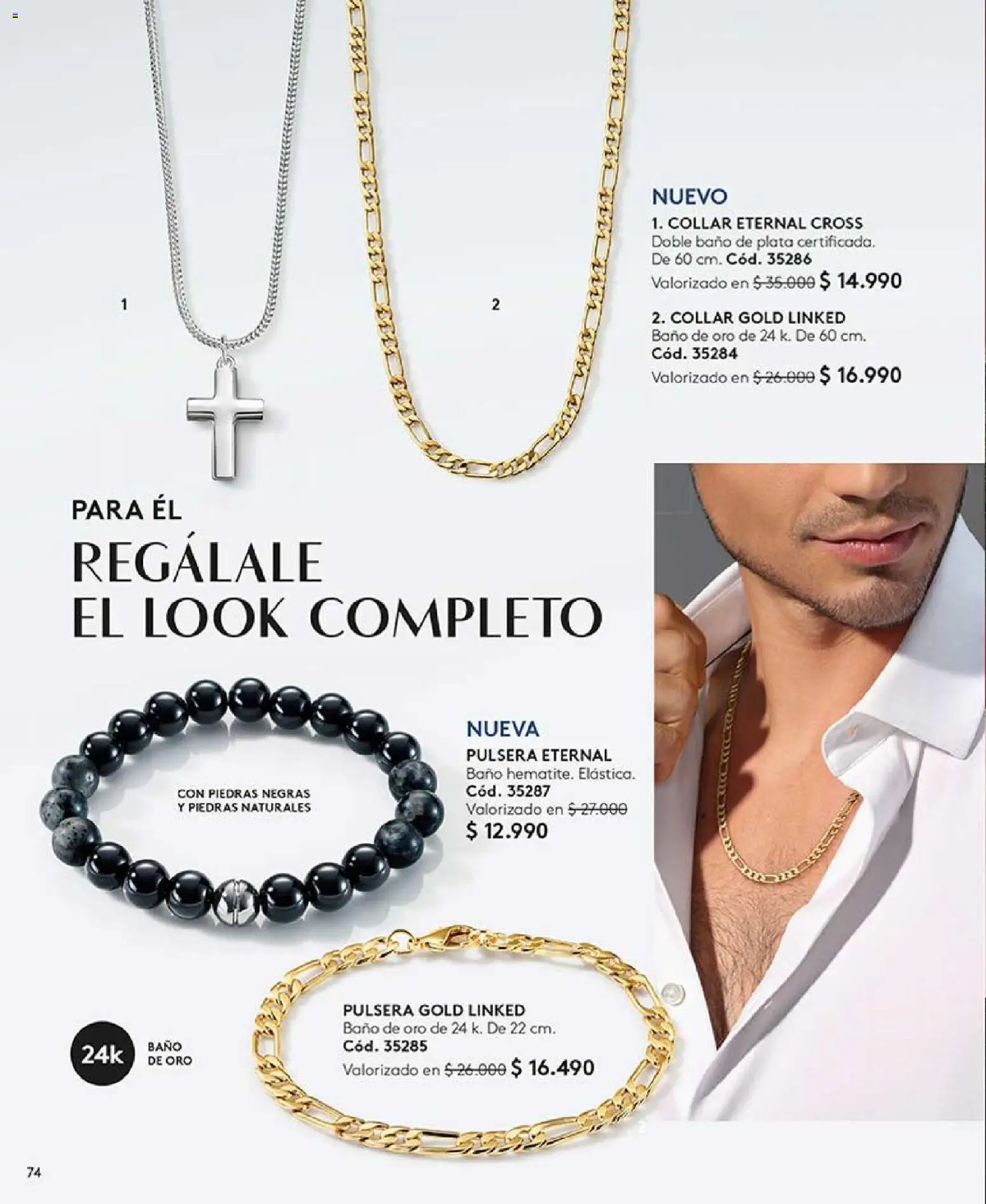 Catálogo Ésika Campaña 18 │ válido desde el 01.12.2025 | Página: 74 | Productos: Baño, Pulsera, Collar
