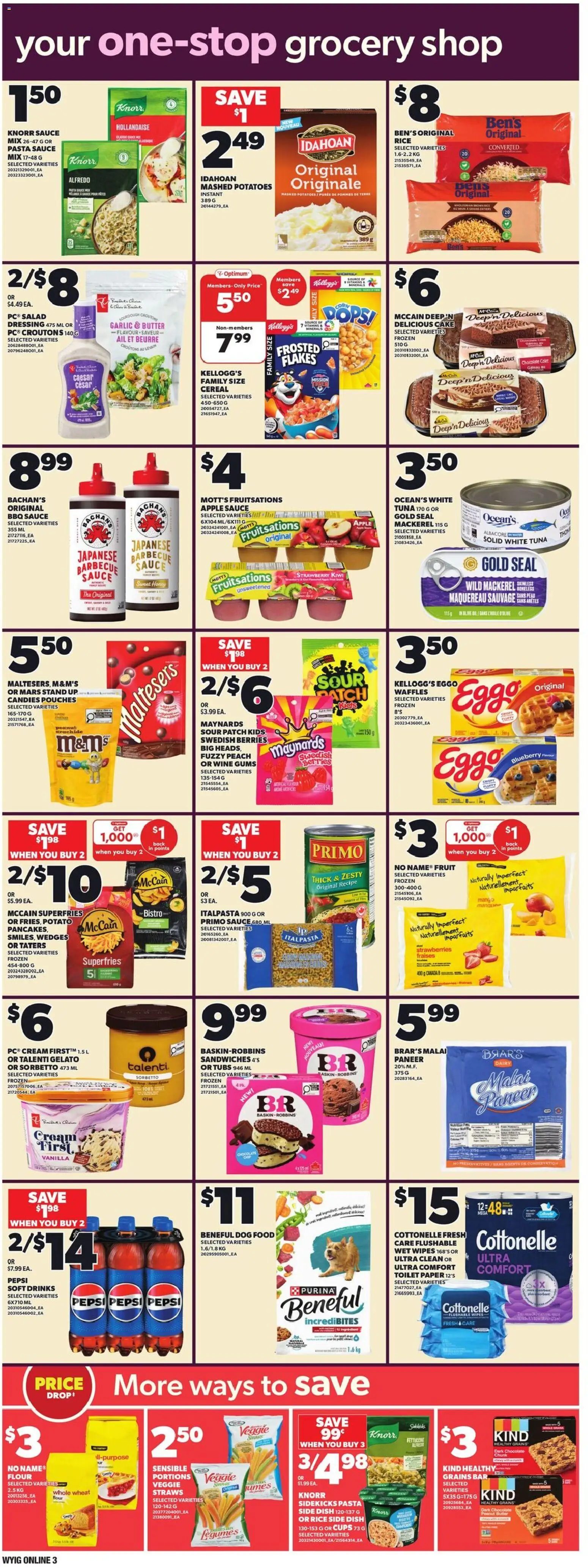 Independent Grocer flyer valid from 26.03.2026 | Page: 9 | Products: Flakes, Potatoes, Butter, Oil