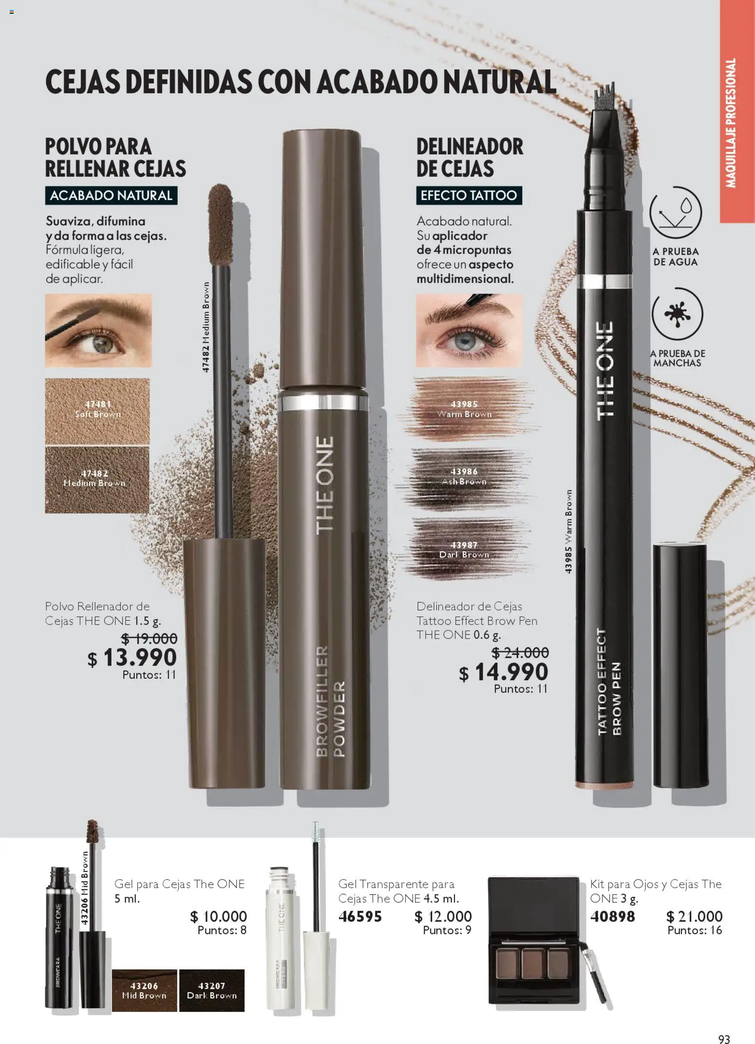 Oriflame catálogo │ válido desde el 07.03.2026 | Página: 101 | Productos: Agua, Maquillaje, Polvo, Delineador