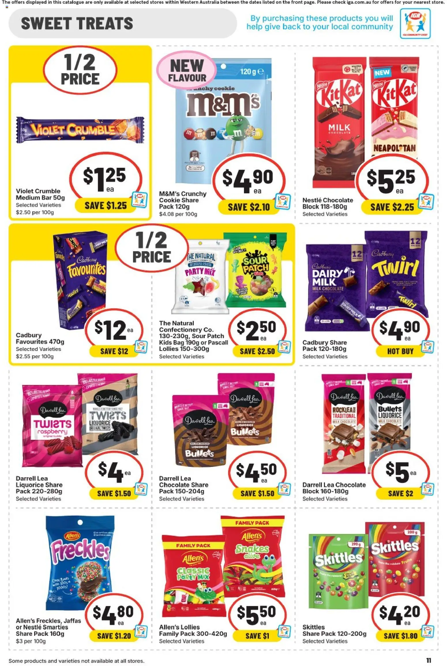 IGA catalogue - valid from 21.01.2026 | Page: 11 | Products: Milk, Dairy, Chocolate, Bag