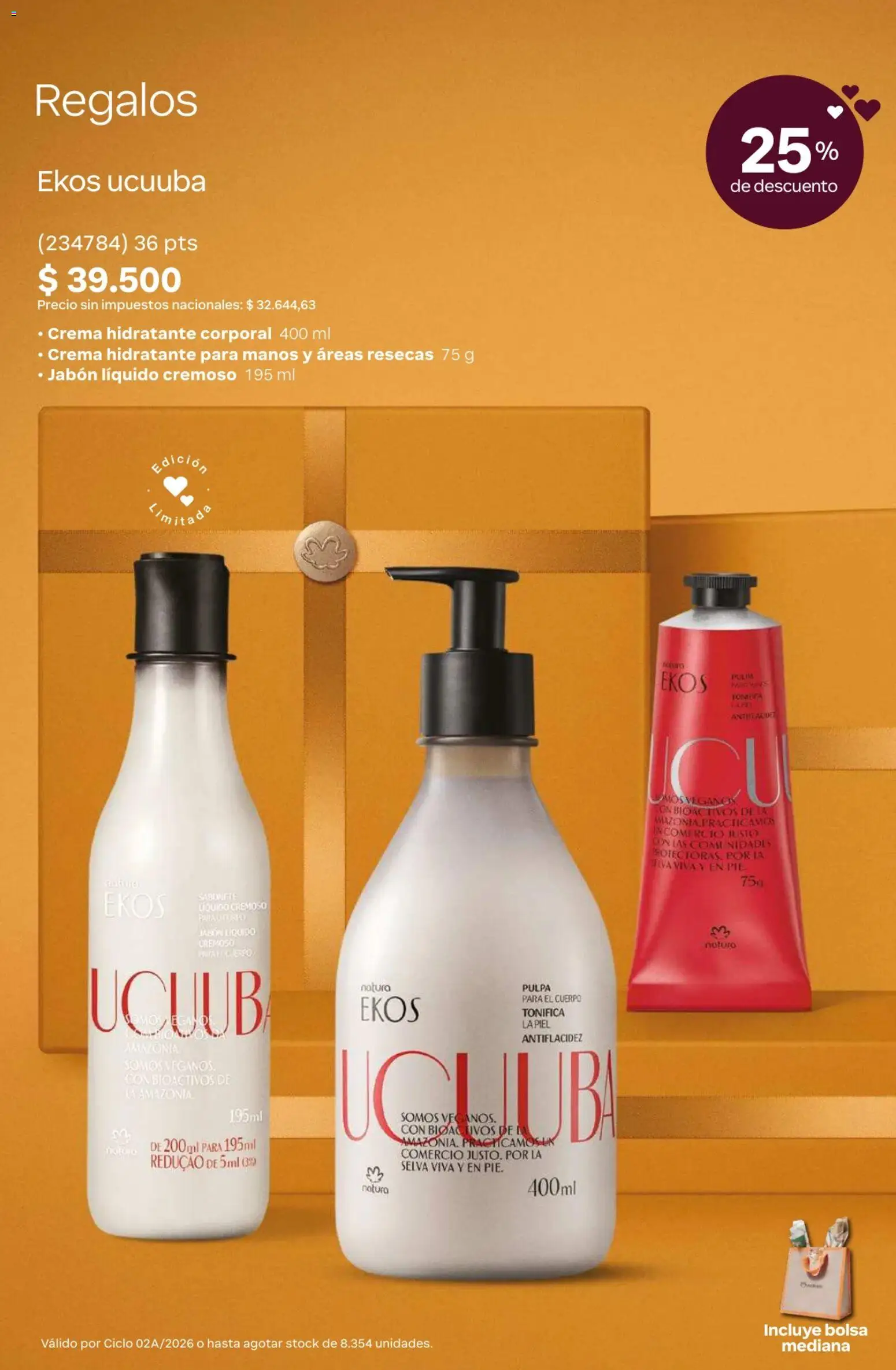 Catálogo Natura Ciclo 1/2026 │ válido desde el 06.01.2026 | Página: 17 | Productos: Bolsa, Jabón líquido, Jabón, Crema