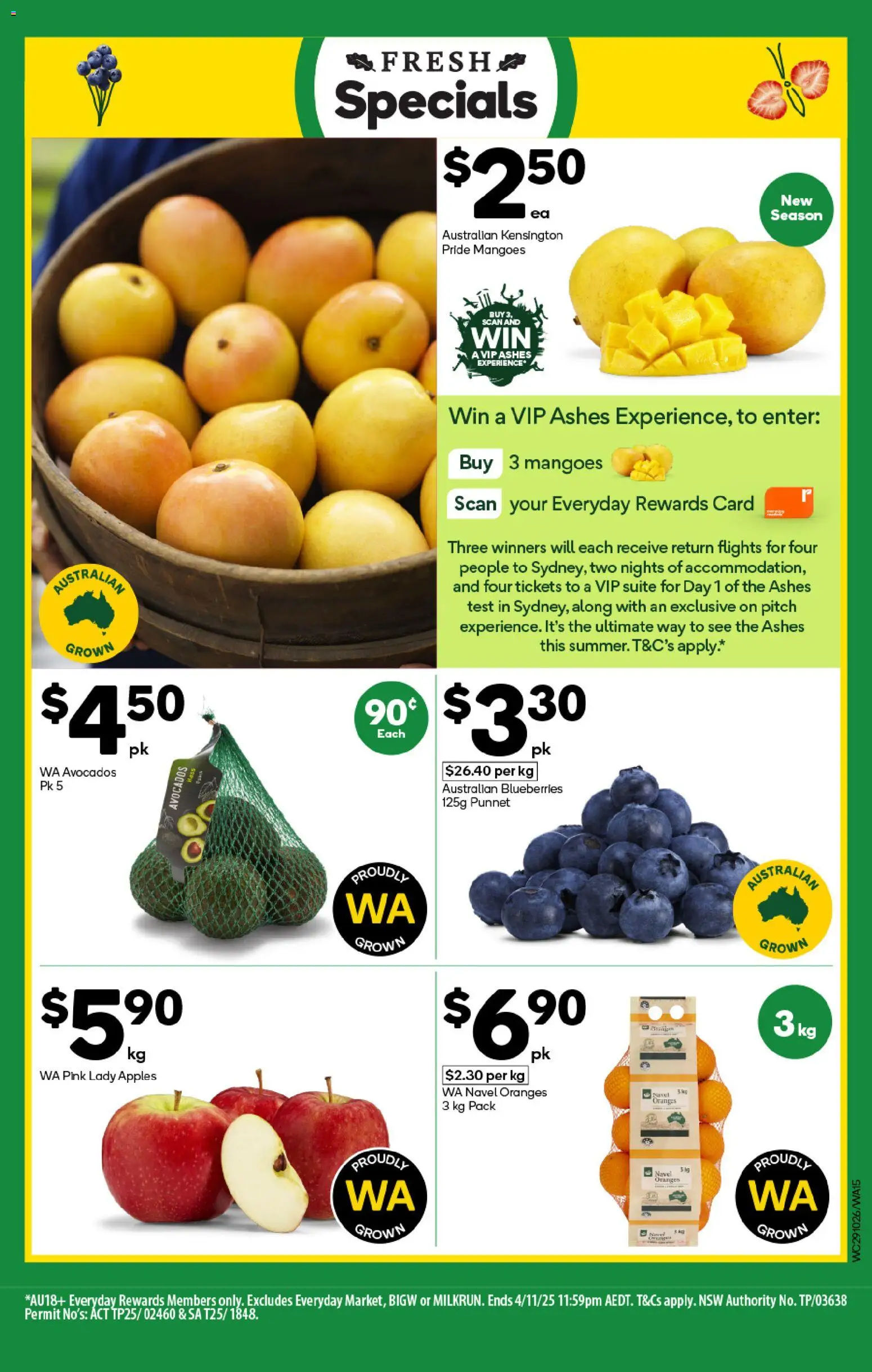 Woolworths catalogue - valid from 29.10.2025 | Page: 15 | Products: Suite, Apples, Oranges, Blueberries