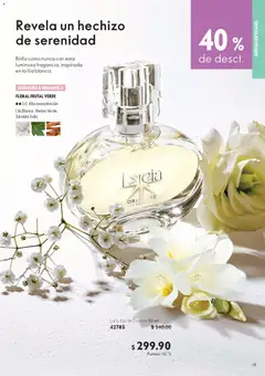 Vista previa de Oriflame campaña 4 2026, nuevo folleto de la tienda, válido en México a partir del 07.03.2026 | Página: 19 | Productos: Eau de toilette