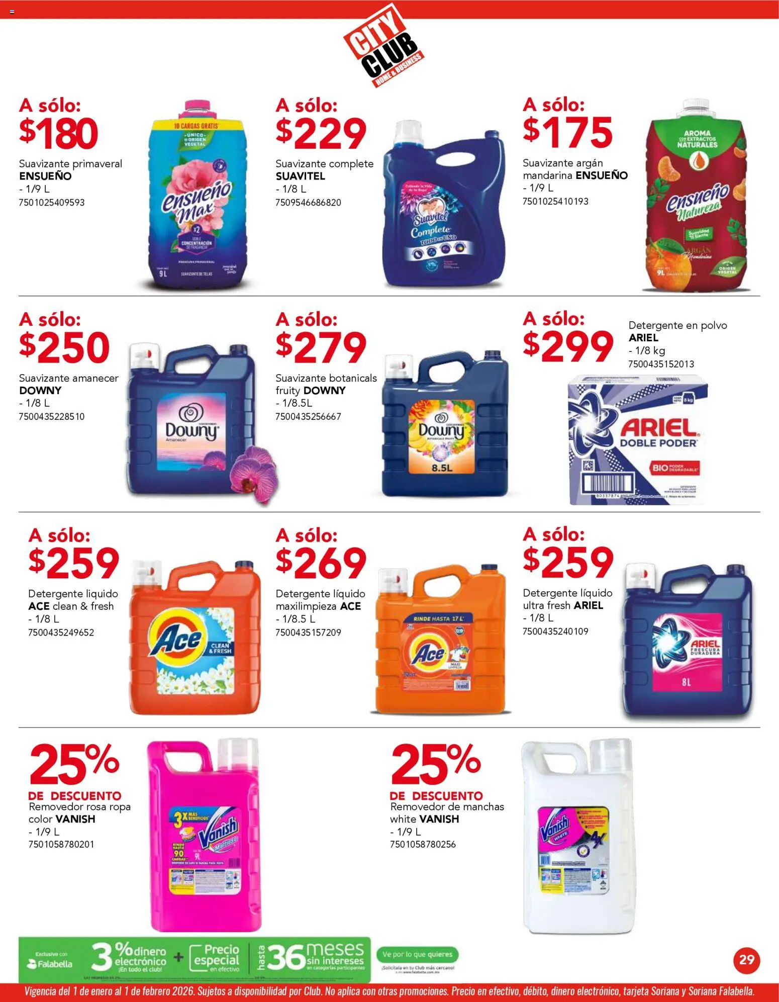 Nuevas ofertas de City Club válidas en toda la República Mexicana desde el 01.01.2026. ¡Encuentra las mejores ofertas en City Club catálogo! | Página: 29