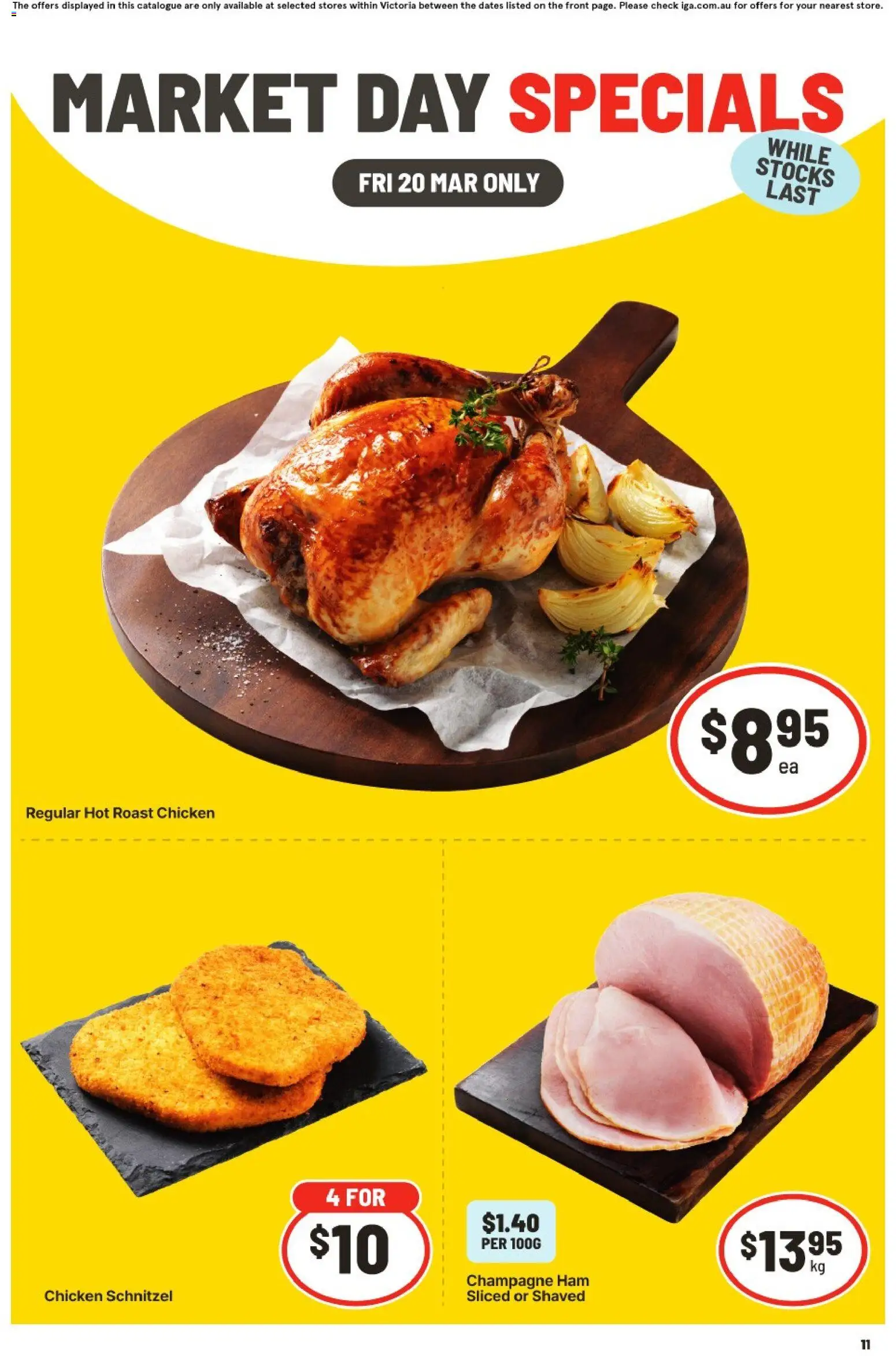 IGA catalogue - valid from 20.03.2026 | Page: 2 | Products: Ham, Chicken