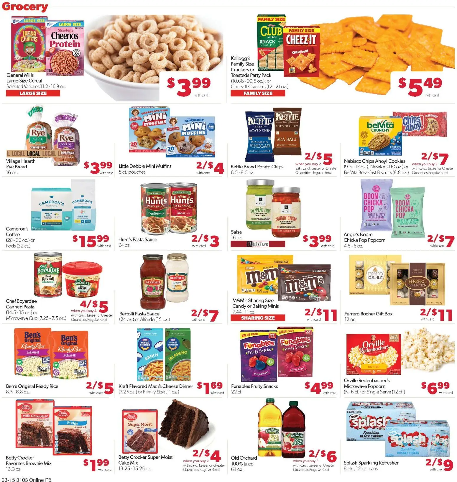 Family Fare Weekly Ad - valid from 15.03.2026 | Page: 10 | Products: Corn, Milk, Microwave, Kettle