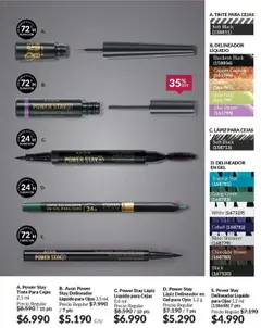 Catálogo Avon Campaña 12 │ válido desde el 22.07.2025 | Página: 10 | Productos: Delineador, Chocolate, Tinte