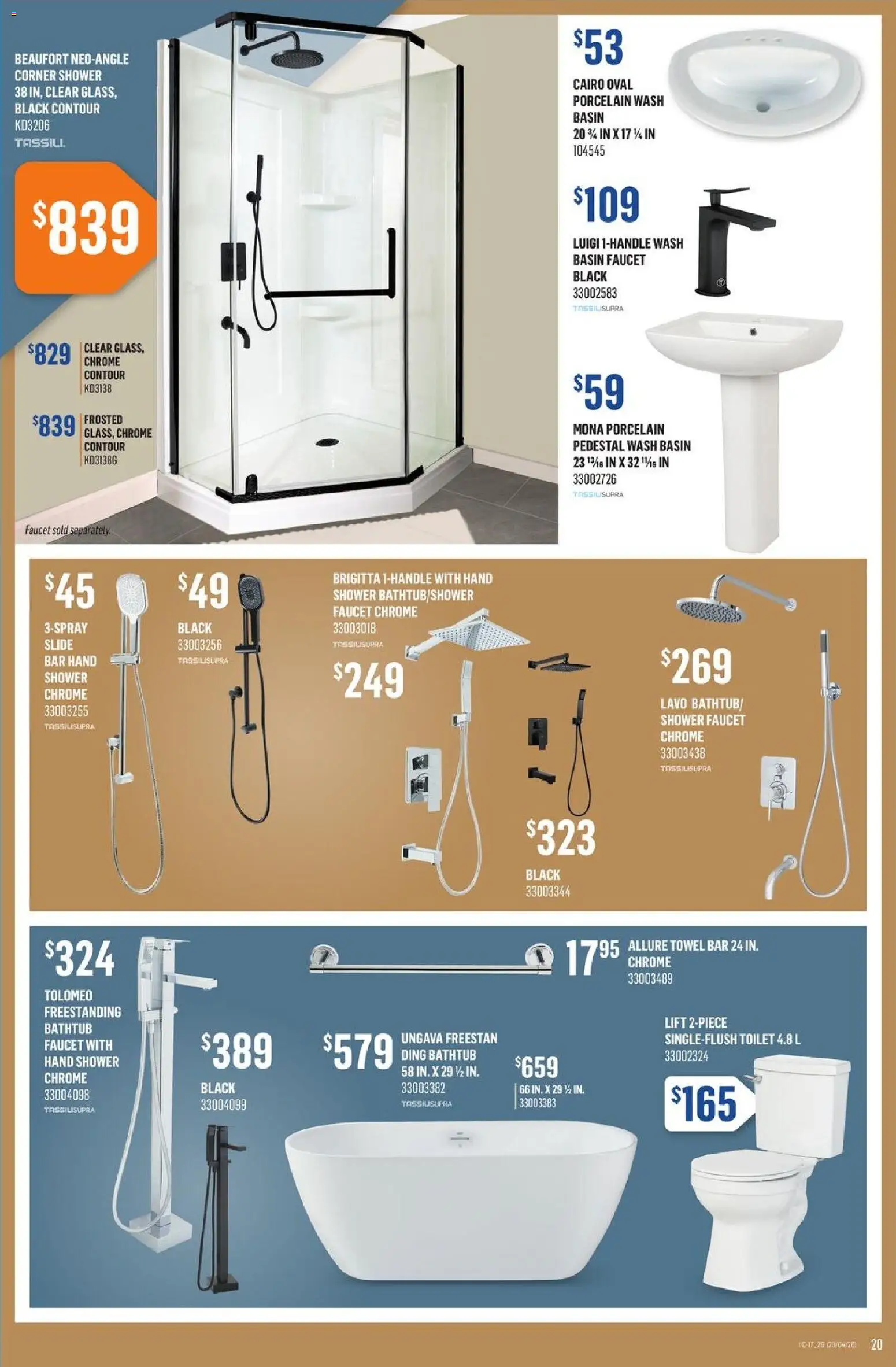 Canac flyer valid from 23.04.2026 | Page: 21 | Products: Shower