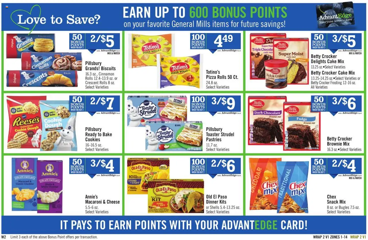 Price Chopper Weekly Ad - valid from 17.08.2025 | Page: 14 | Products: Cheese, Pasta, Cookies, Chocolate Chip