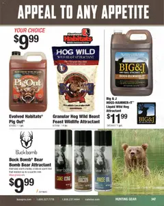 Cabela's Hunting Master 25 - valid from 11.08.2025 | Page: 347 | Products: Corn, Cheese, Oil, Weight