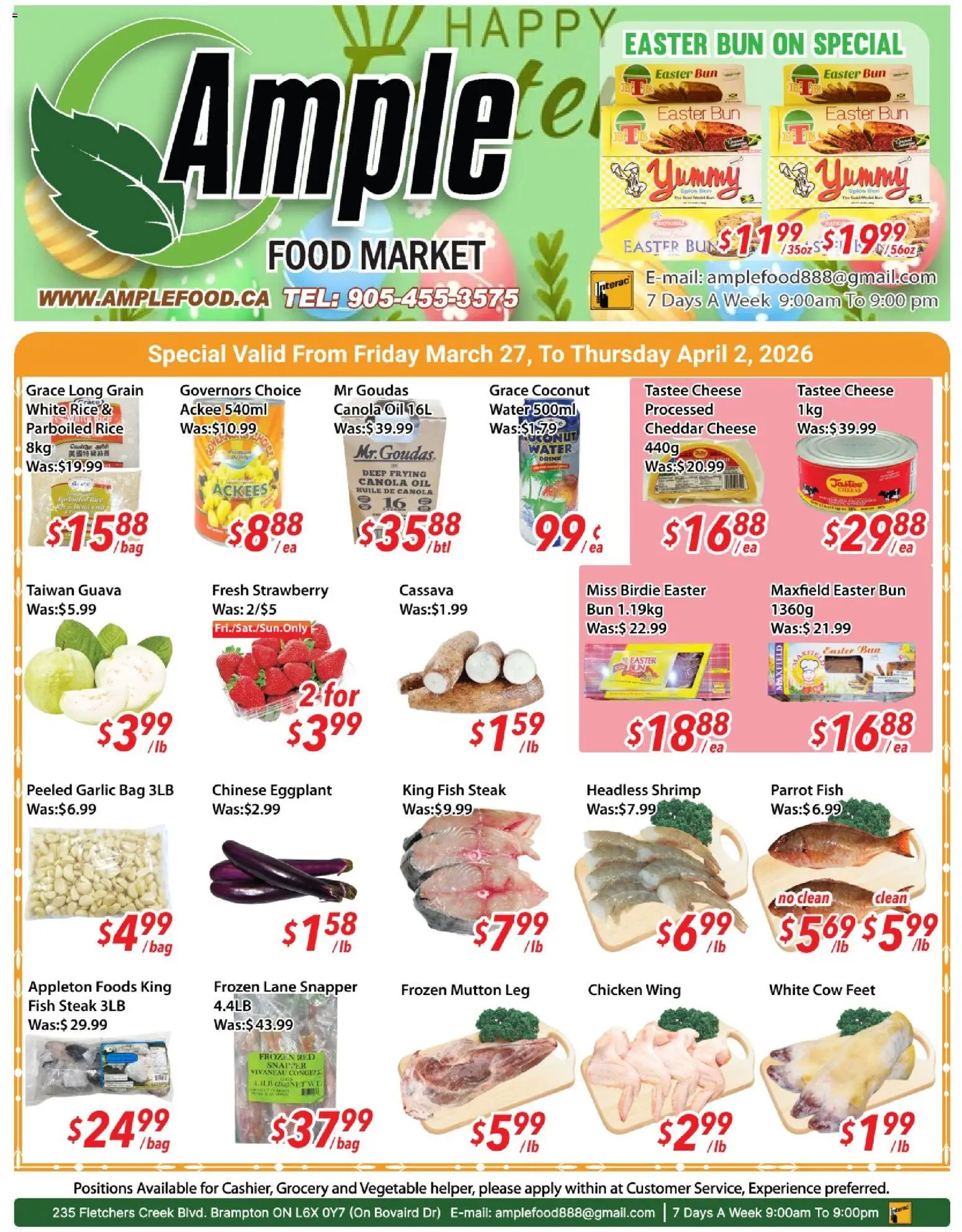Ample Food Market flyer valid from 27.03.2026 | Page: 1