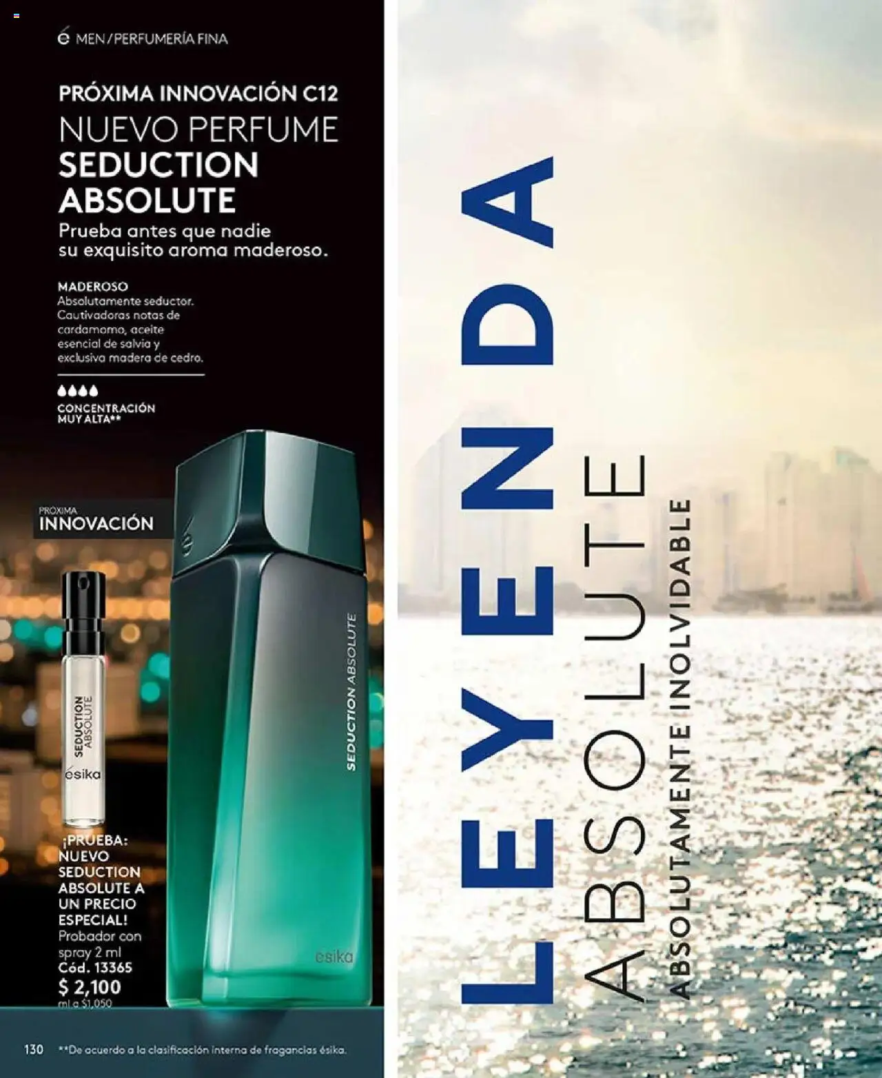 Ésika revista - valida desde el 16.06.2025 | Página: 130 | Productos: Perfume, Aceite