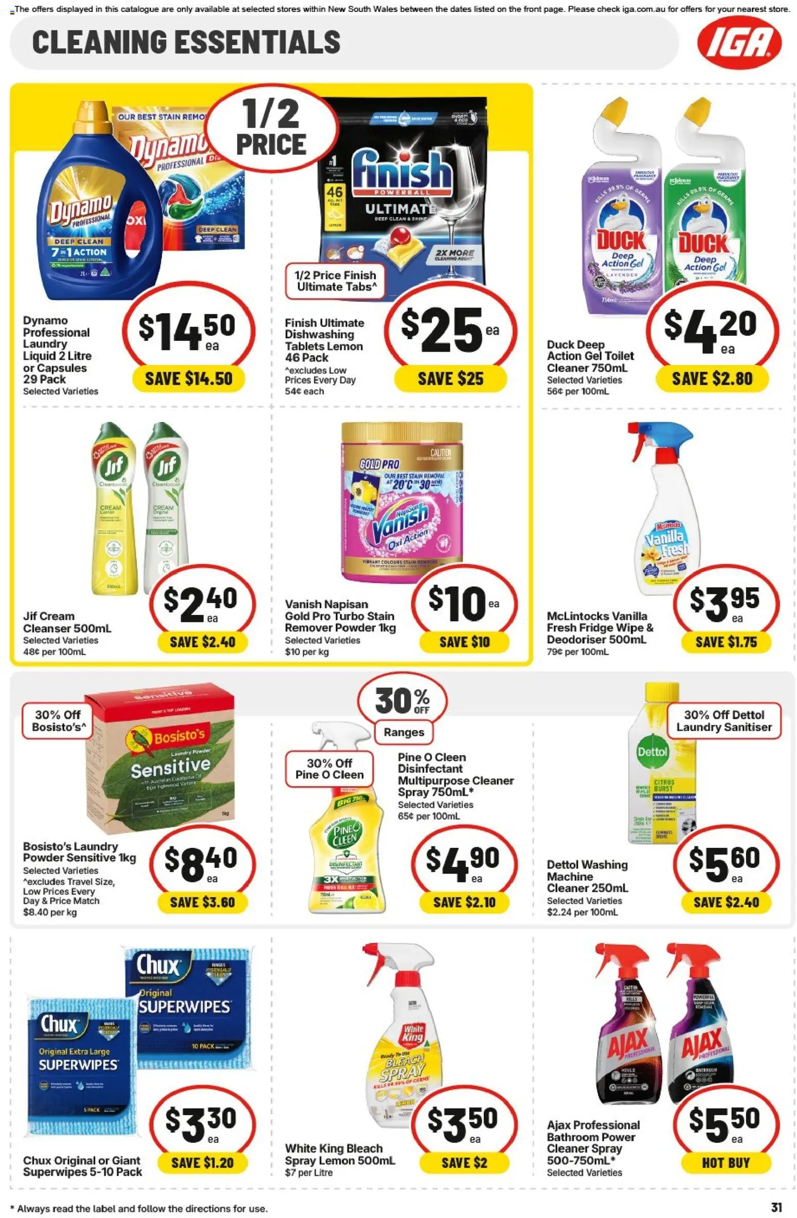 IGA catalogue - valid from 22.04.2026 | Page: 30 | Products: Rice, Fish, Biscuits, Tuna