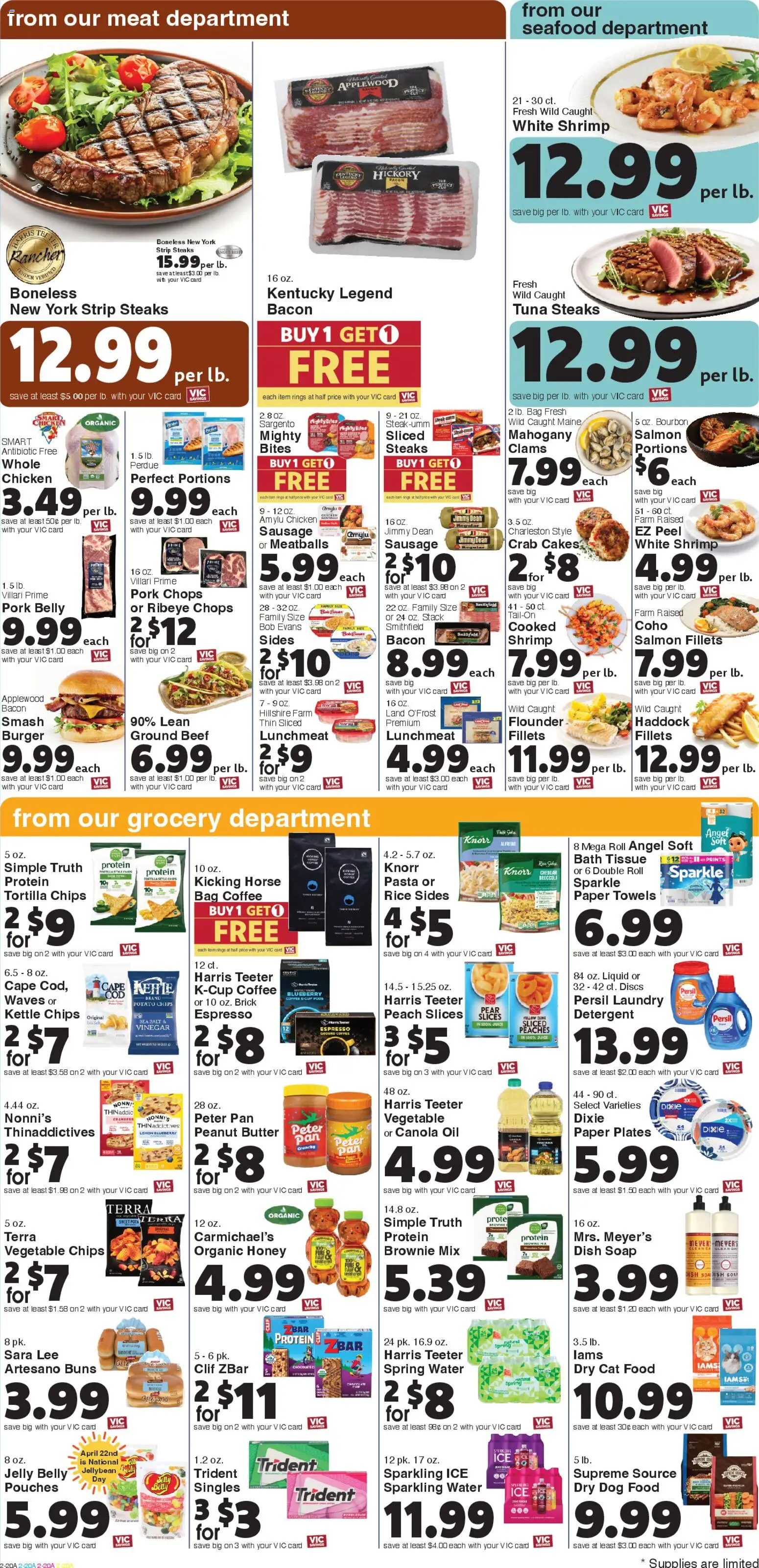 Harris Teeter Weekly Ad - NC - valid from 22.04.2026 | Page: 5 | Products: Juice, Pasta, Chips, Bag