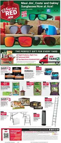 Preview of ACE Hardware weekly ads valid from 01.11.2025 | Page: 6 | Products: Table, Battery, Basket, Oil